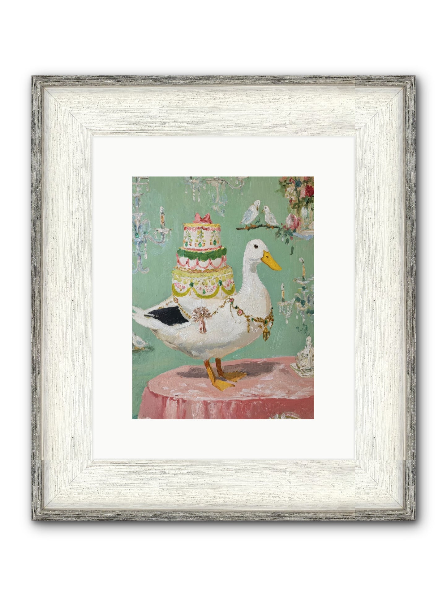 The Opulent Daydream Framed Print - Driftwood White 9x12