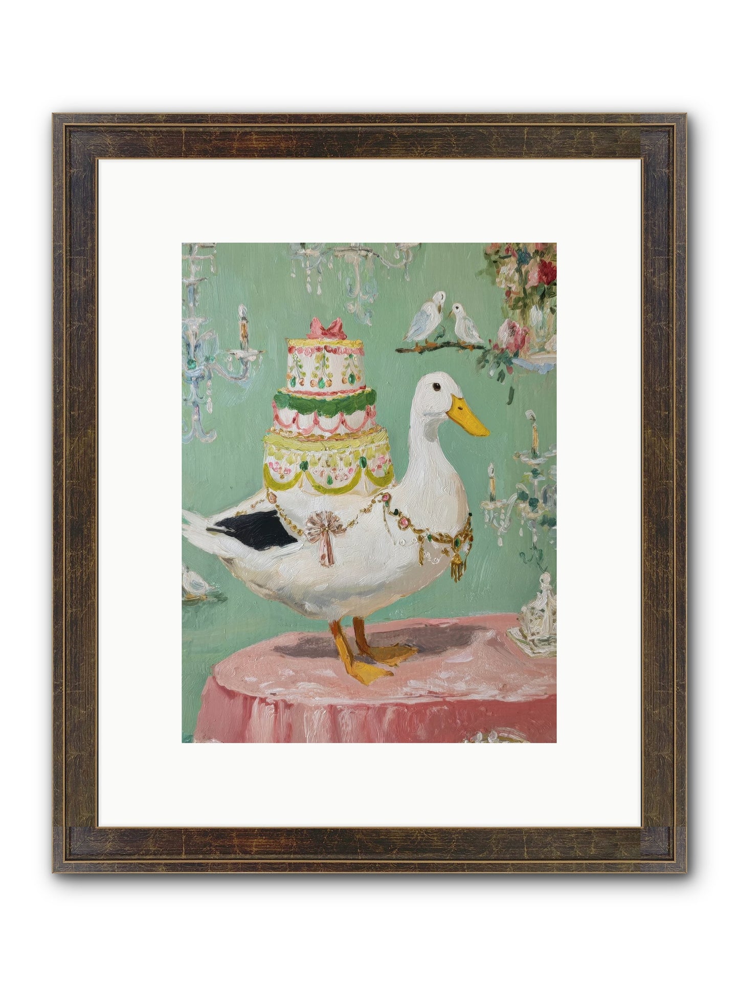 The Opulent Daydream Framed Print - Slimwoods Black/Gold 9x12