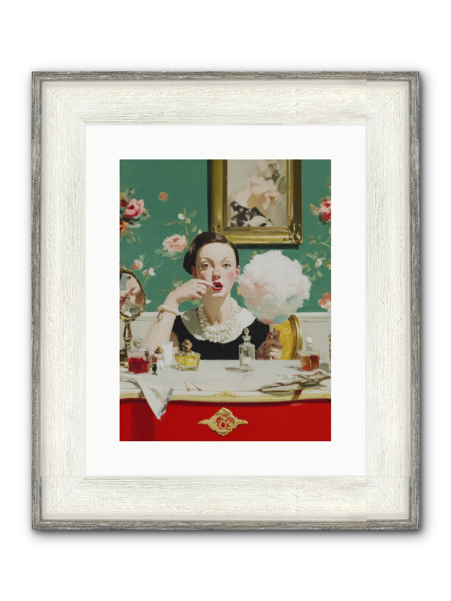 The Parlour Of Lost Accessories Framed Print - Driftwood White 12x16