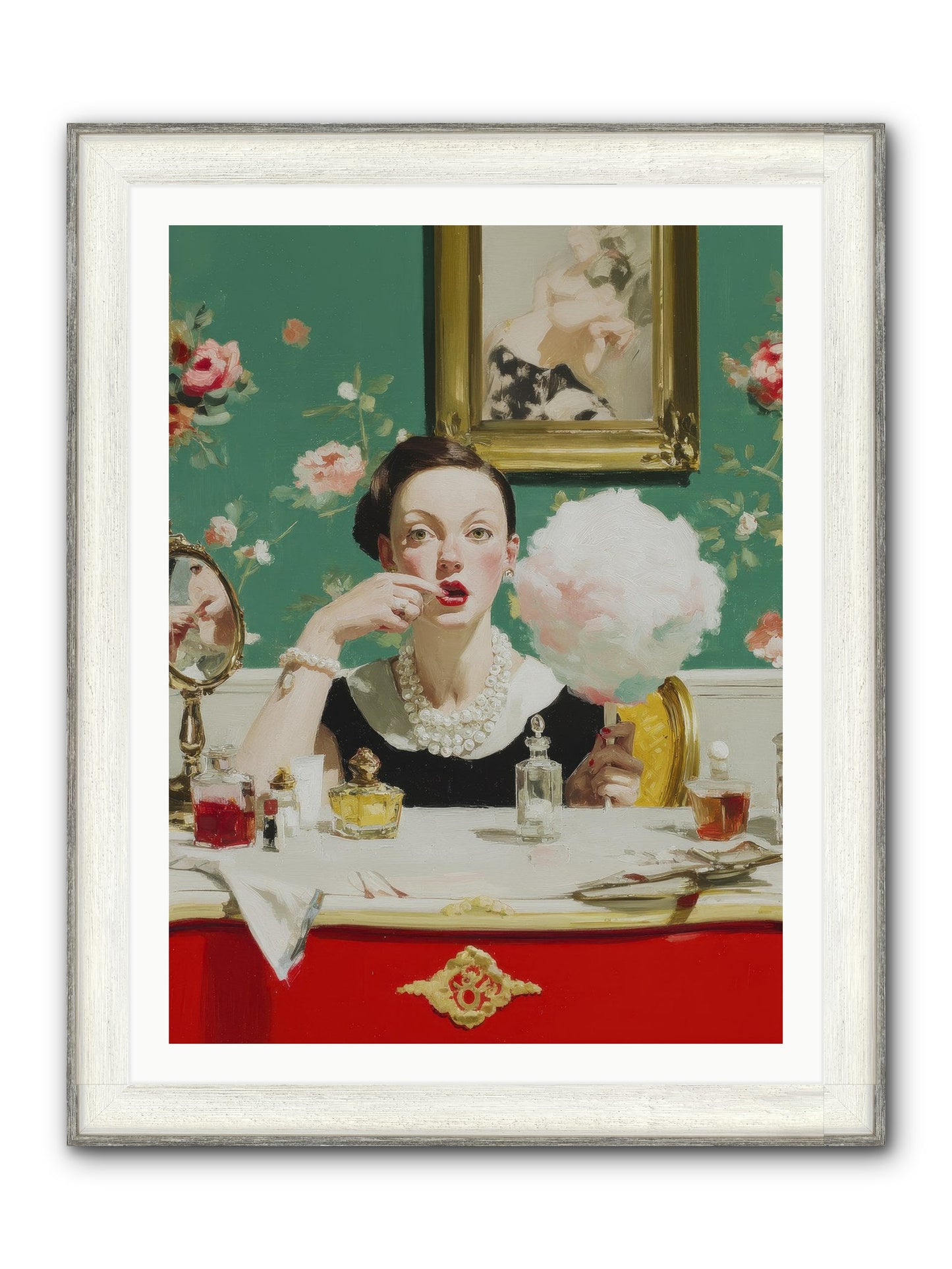 The Parlour Of Lost Accessories Framed Print - Driftwood White 30x40