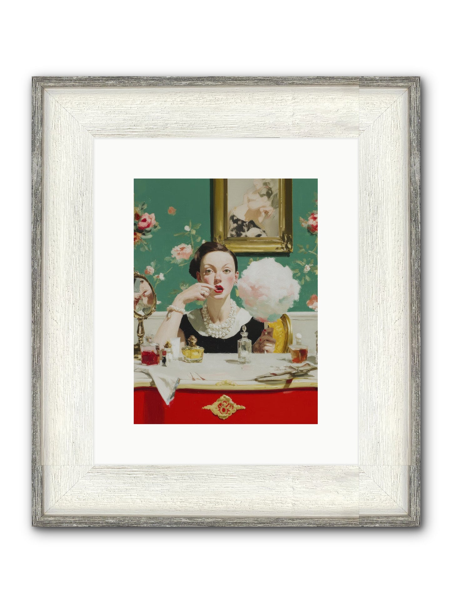 The Parlour Of Lost Accessories Framed Print - Driftwood White 9x12