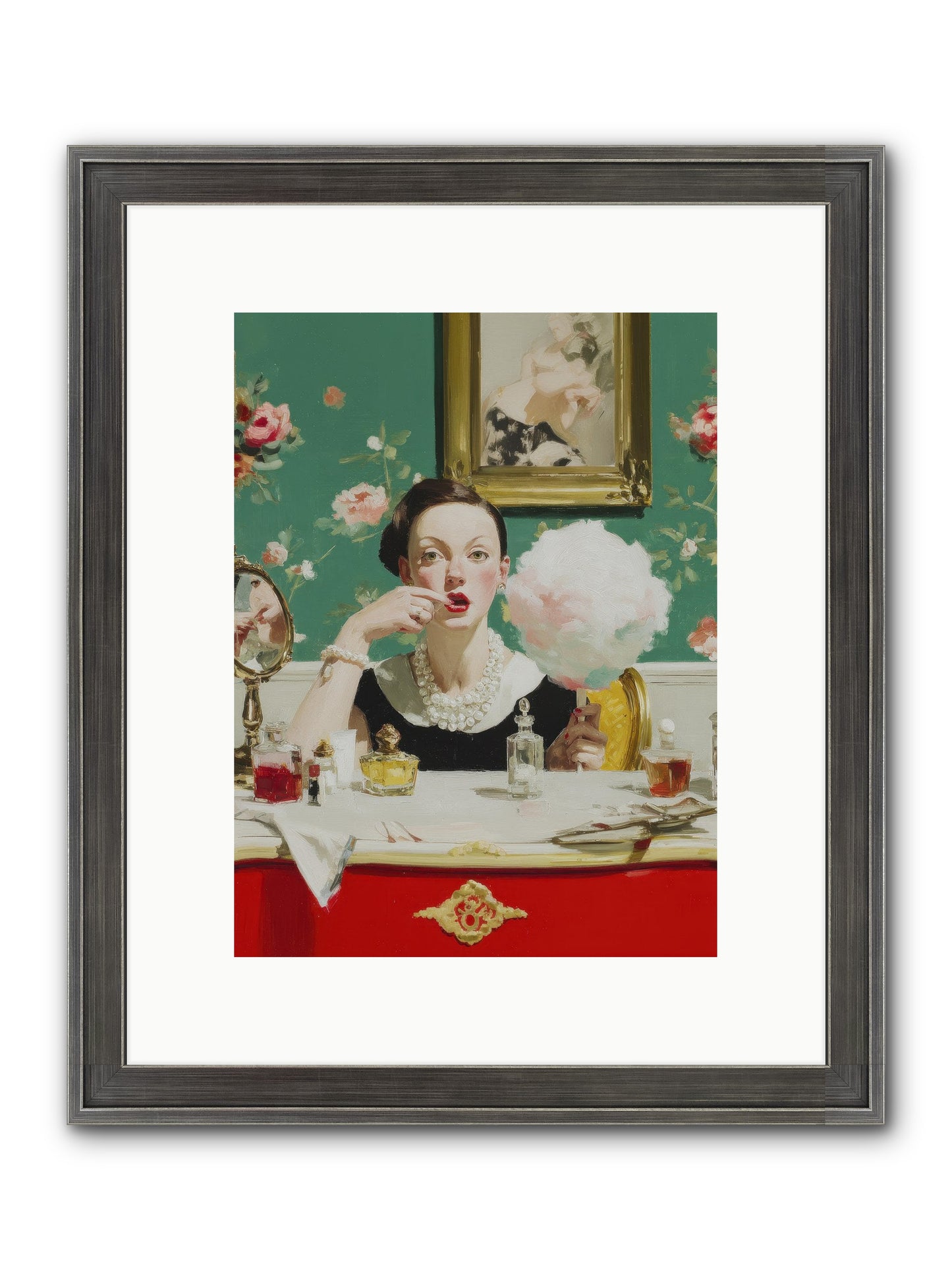 The Parlour Of Lost Accessories Framed Print - Slimwoods Black/Silver 9x12