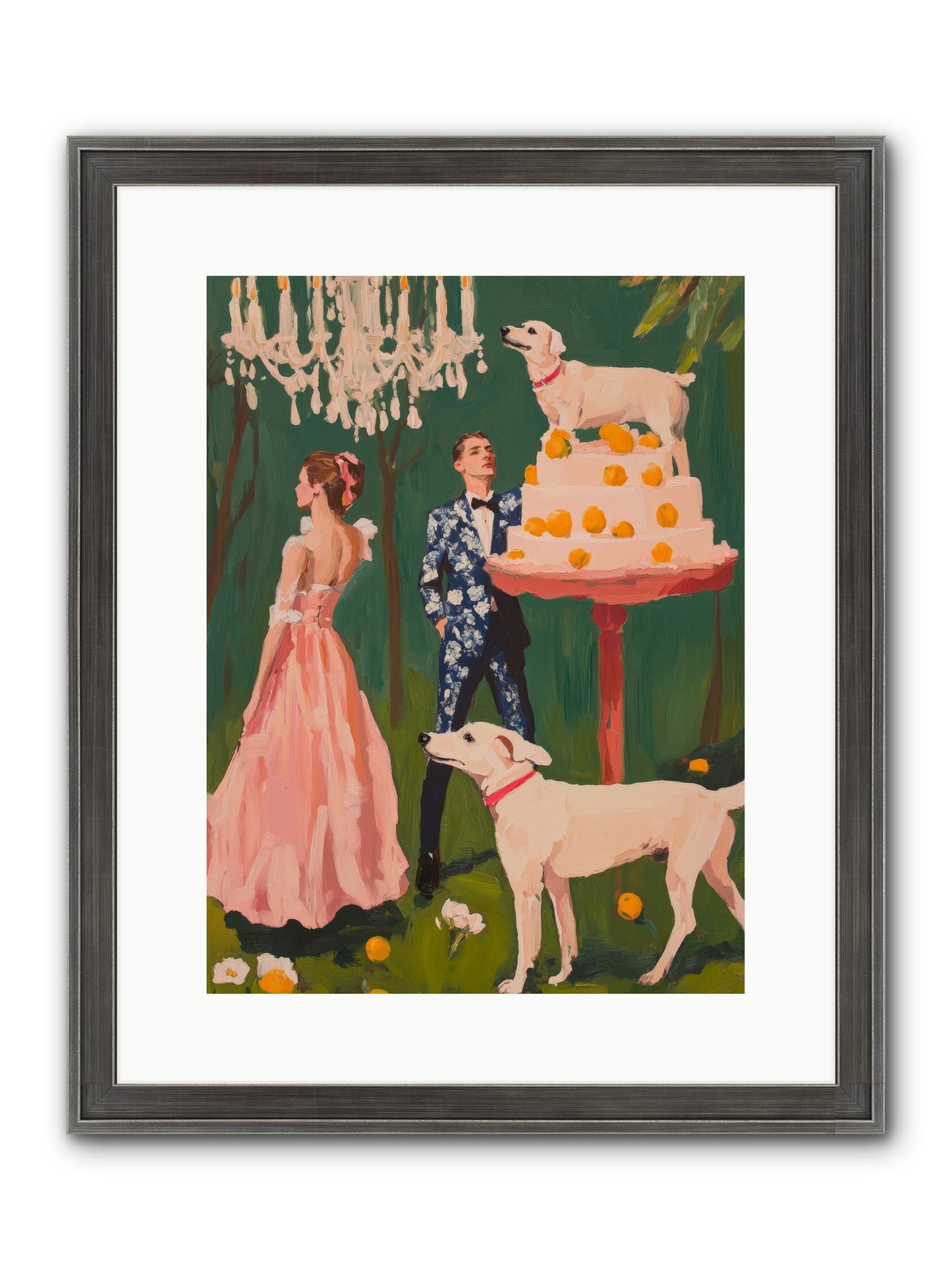 The Pastry Bandit Framed Print - Slimwoods Black/Silver 12x16