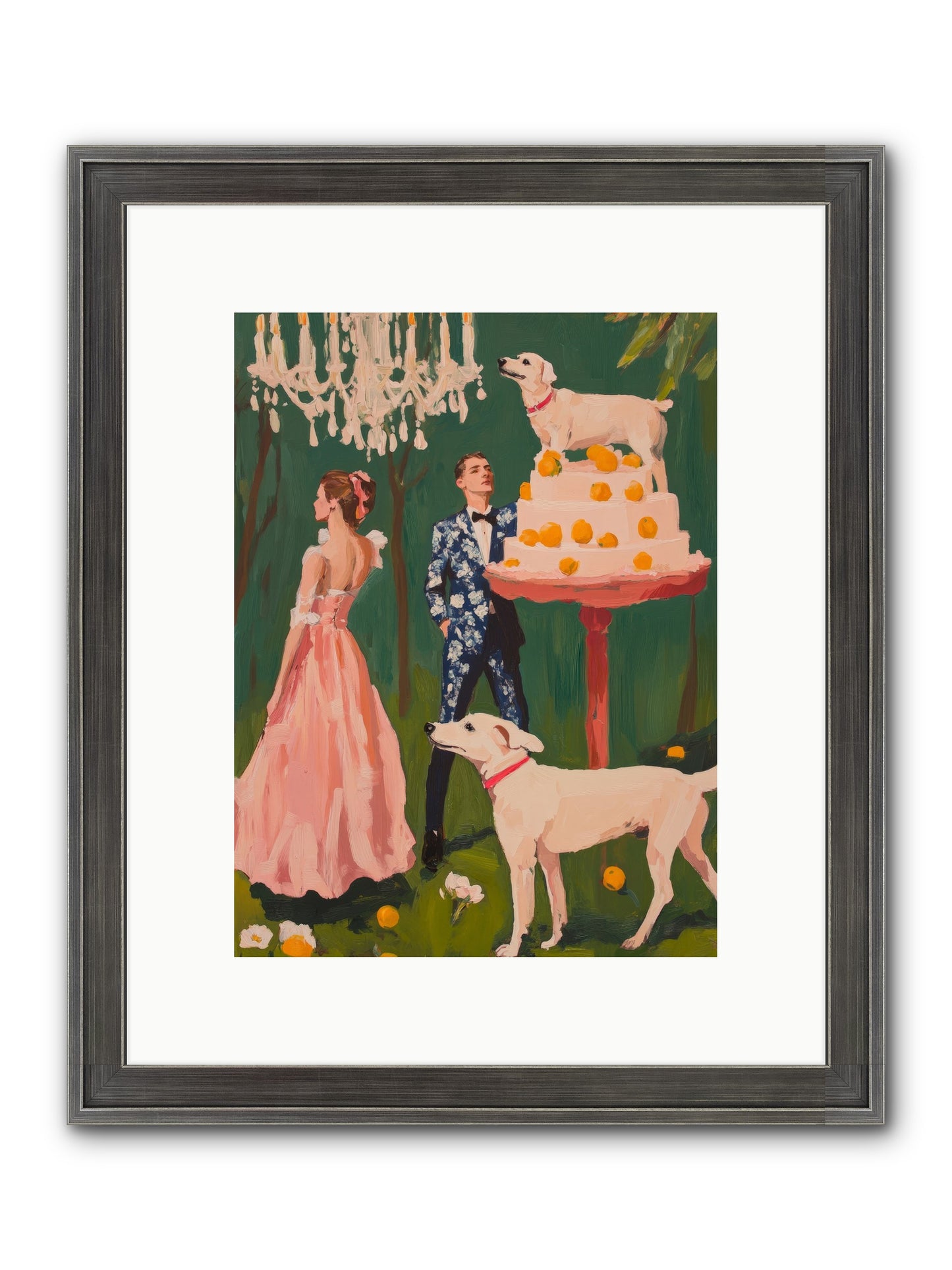The Pastry Bandit Framed Print - Slimwoods Black/Silver 9x12
