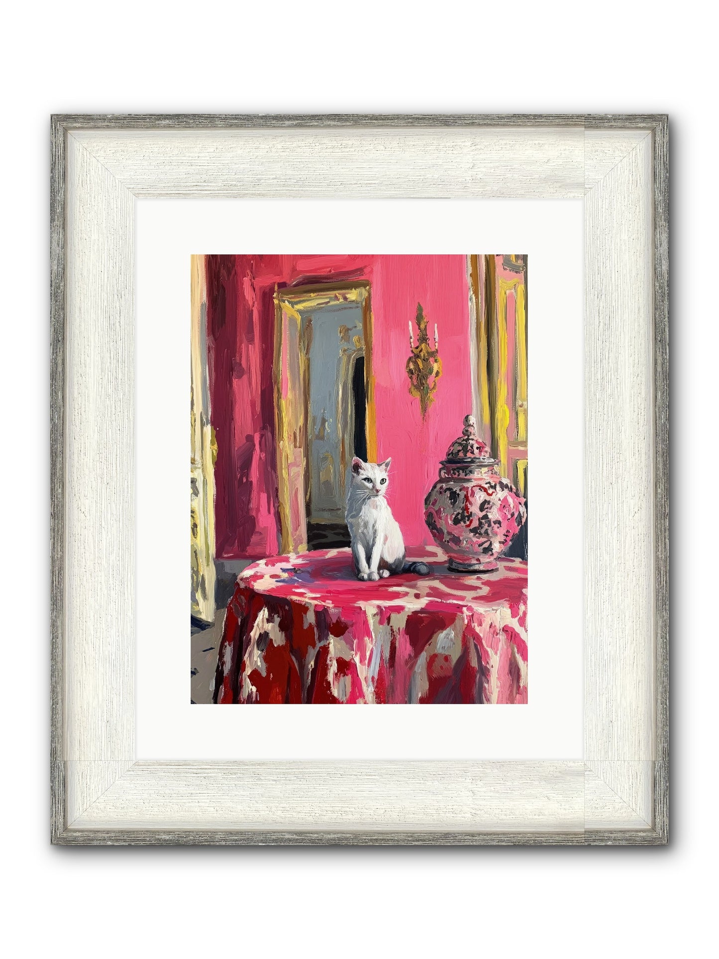 The Pearl Of Paradise Framed Print - Driftwood White 12x16