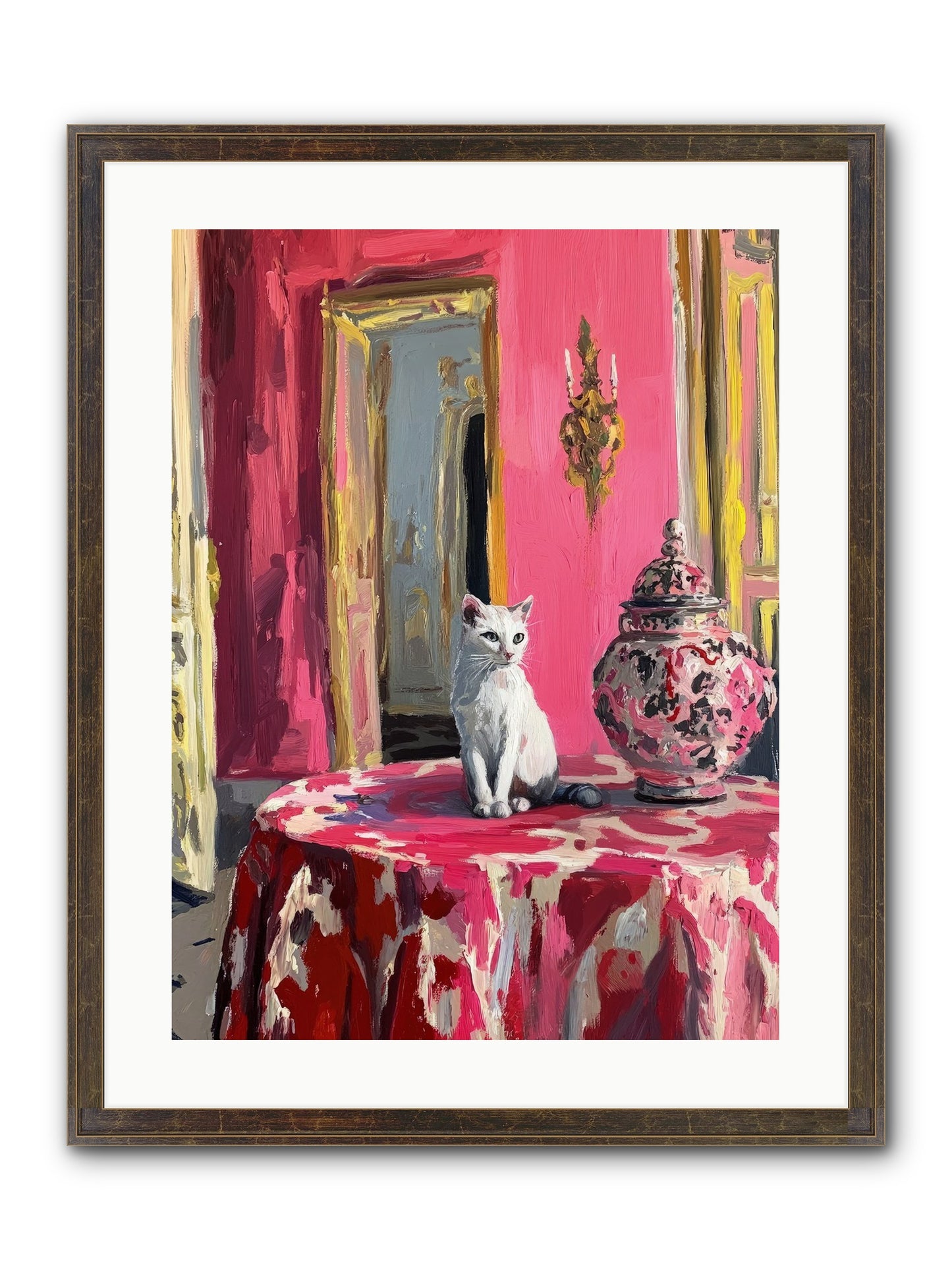 The Pearl Of Paradise Framed Print - Slimwoods Black/Gold 18x24