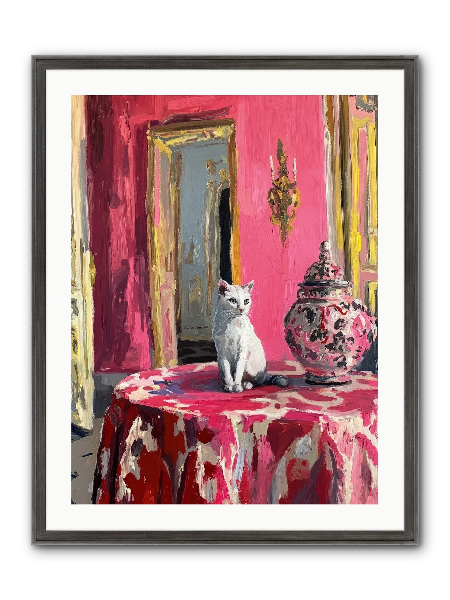 The Pearl Of Paradise Framed Print - Slimwoods Black/Silver 24x32