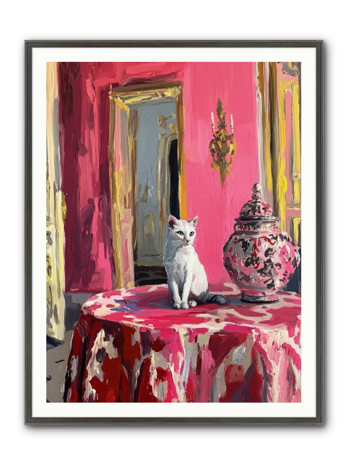 The Pearl Of Paradise Framed Print - Slimwoods Black/Silver 36x48