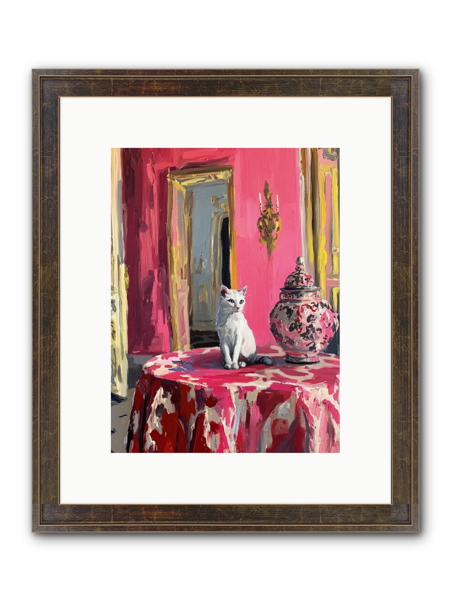 The Pearl Of Paradise Framed Print - Slimwoods Black/Gold 9x12