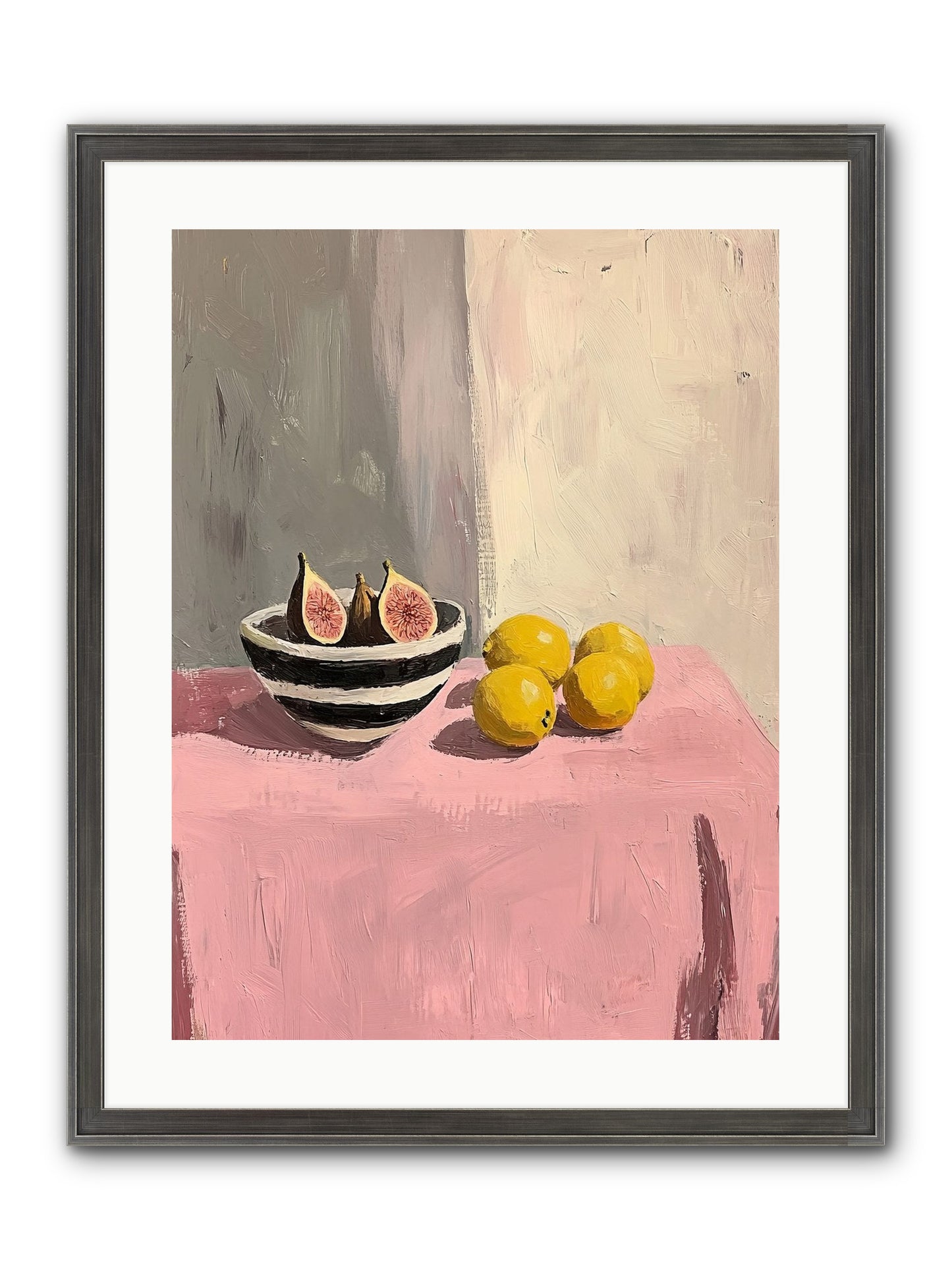 The Pink Cloth Framed Print - Slimwoods Black/Silver 18x24