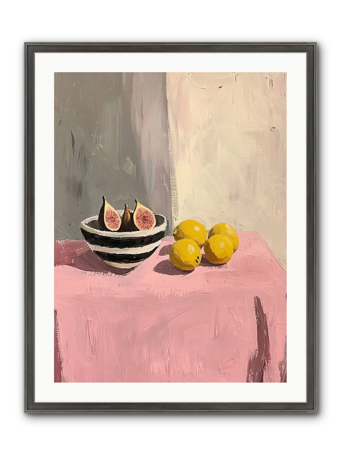 The Pink Cloth Framed Print - Slimwoods Black/Silver 24x32