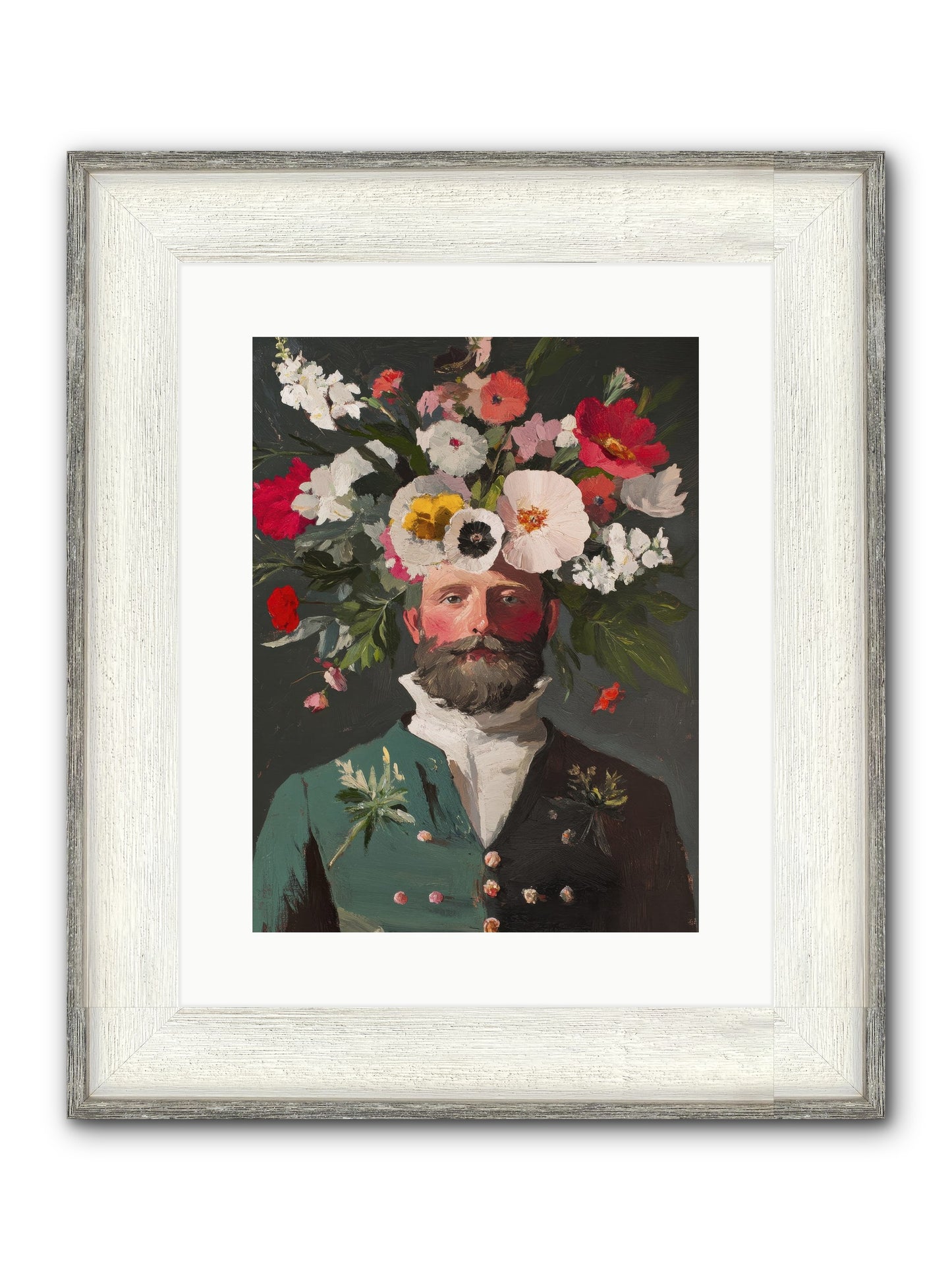 The Plant Whisperer Framed Print - Driftwood White 12x16
