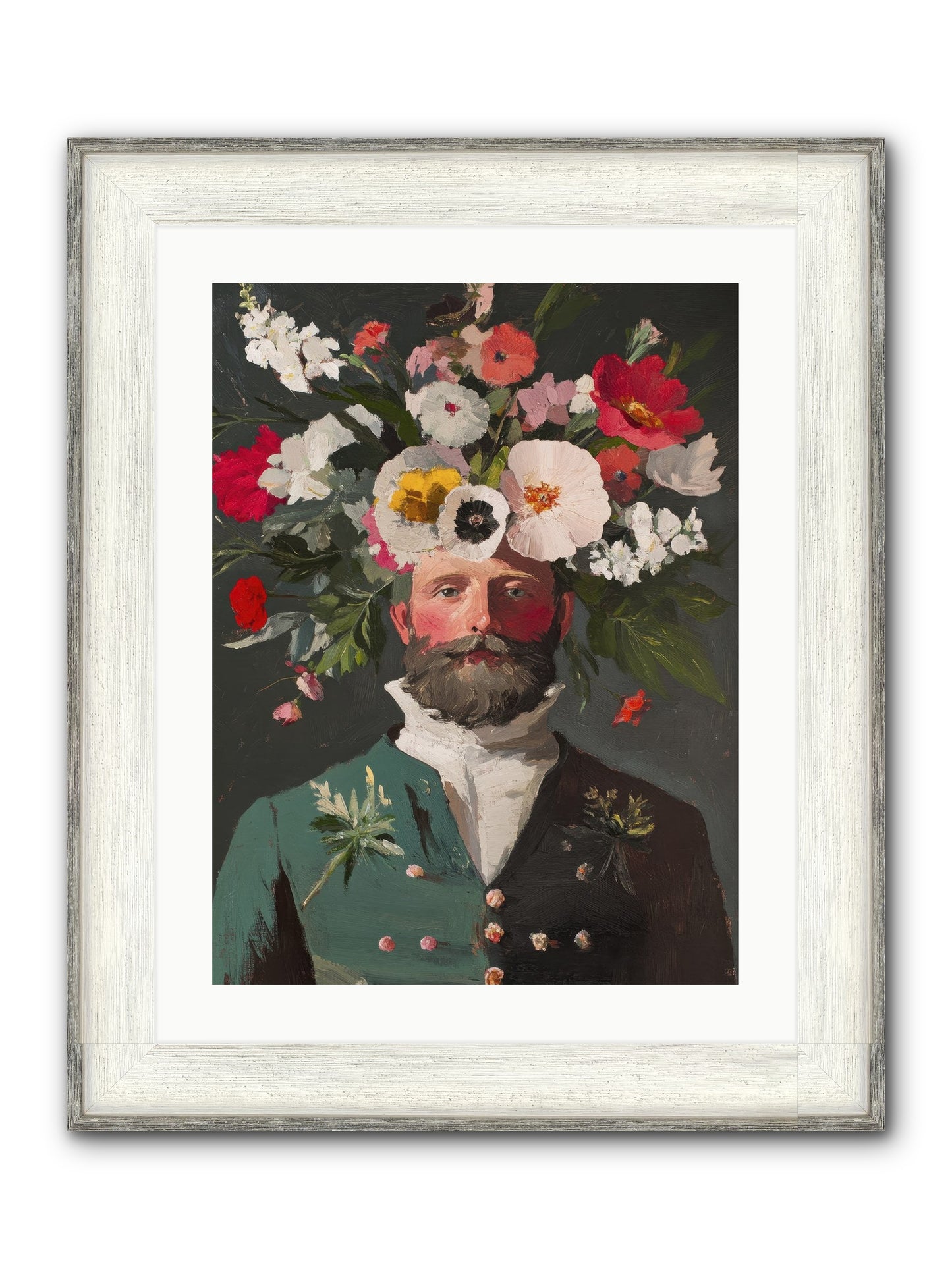 The Plant Whisperer Framed Print - Driftwood White 18x24