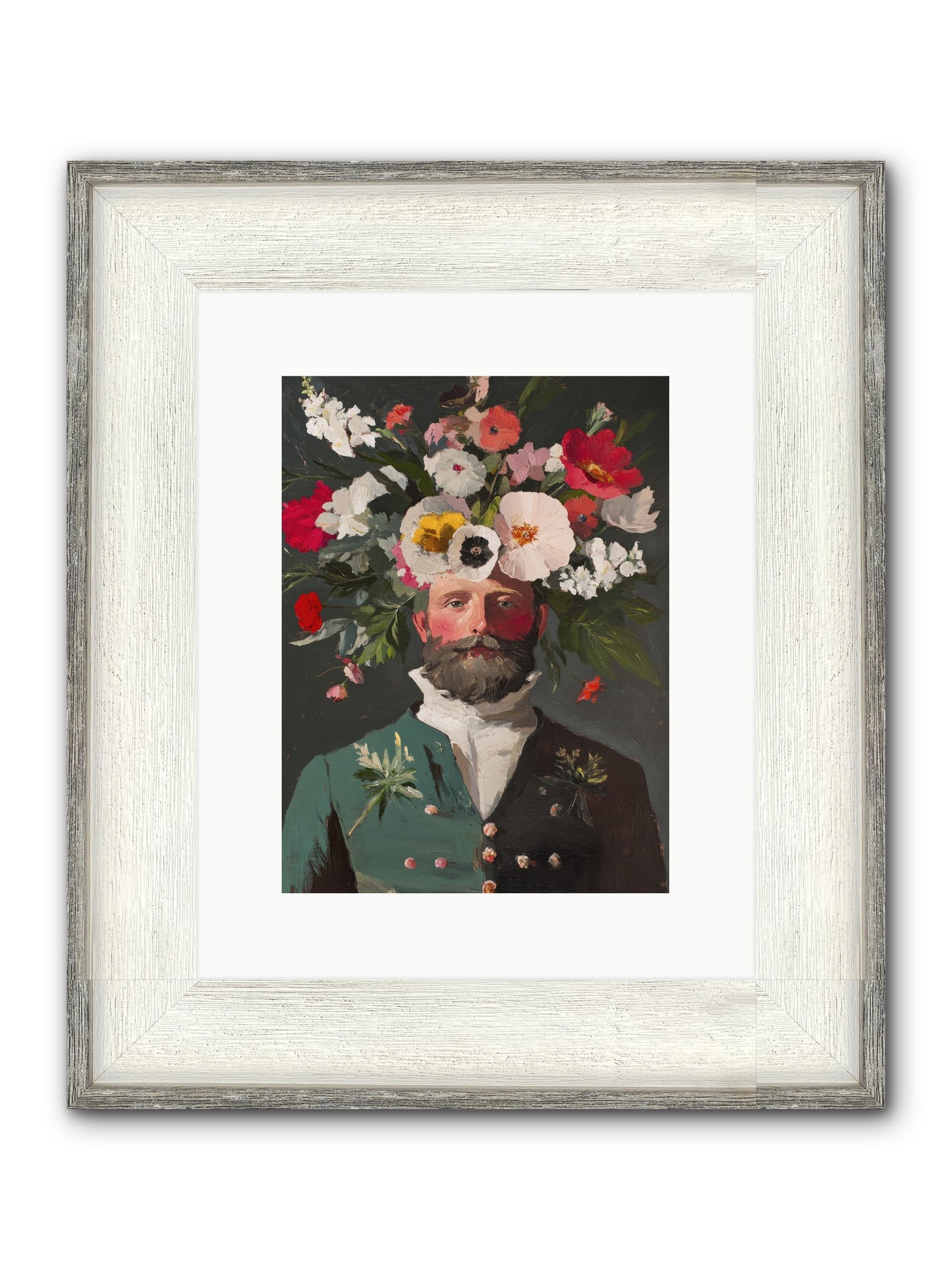 The Plant Whisperer Framed Print - Driftwood White 9x12