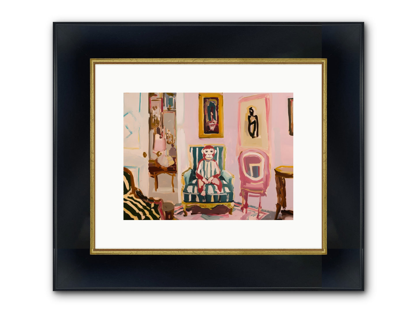 The Poetry Of History Framed Print - Wide Black w/Gold 12x9
