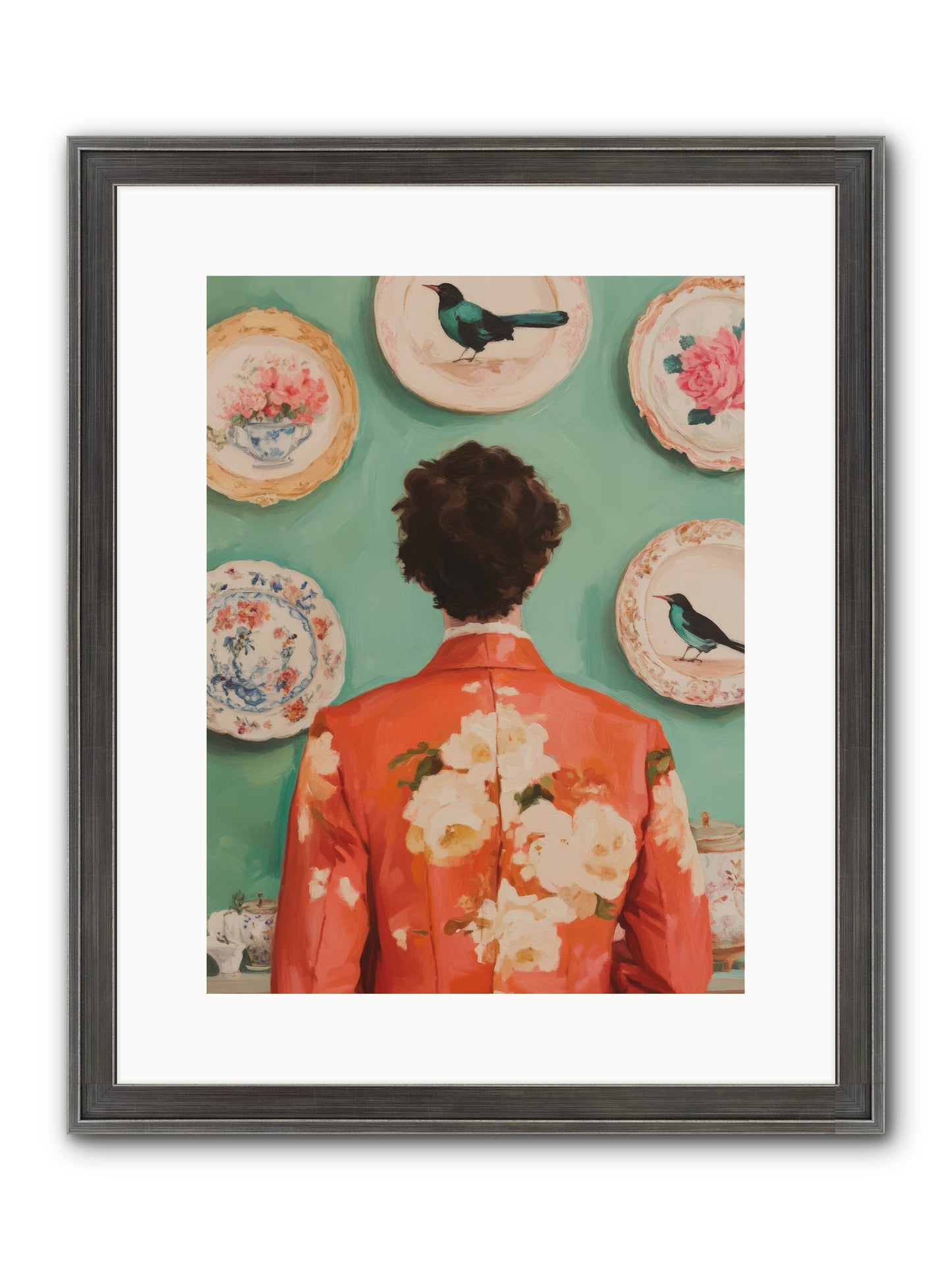 The Porcelain Diaries Framed Print - Slimwoods Black/Silver 12x16