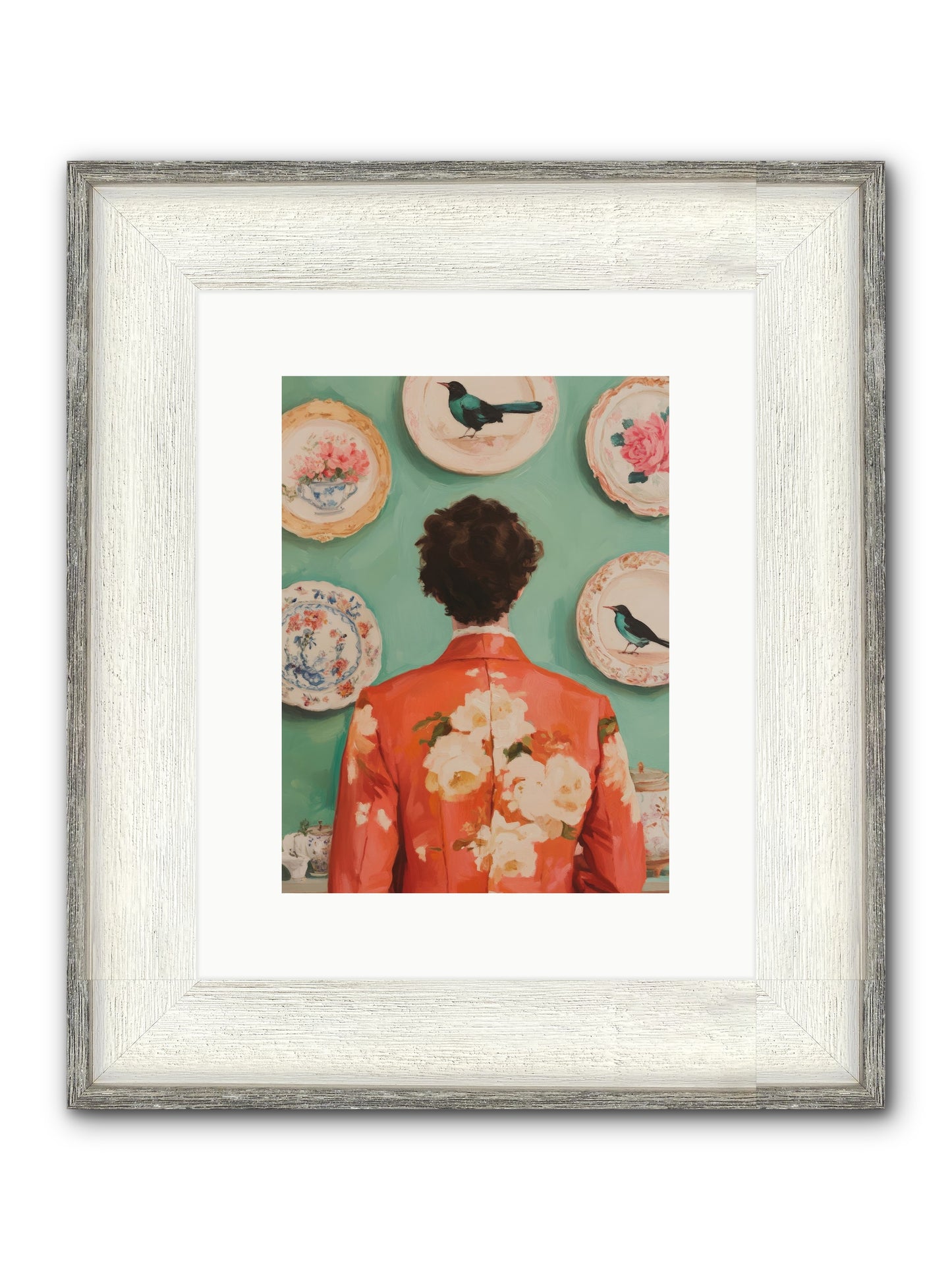 The Porcelain Diaries Framed Print - Driftwood White 9x12