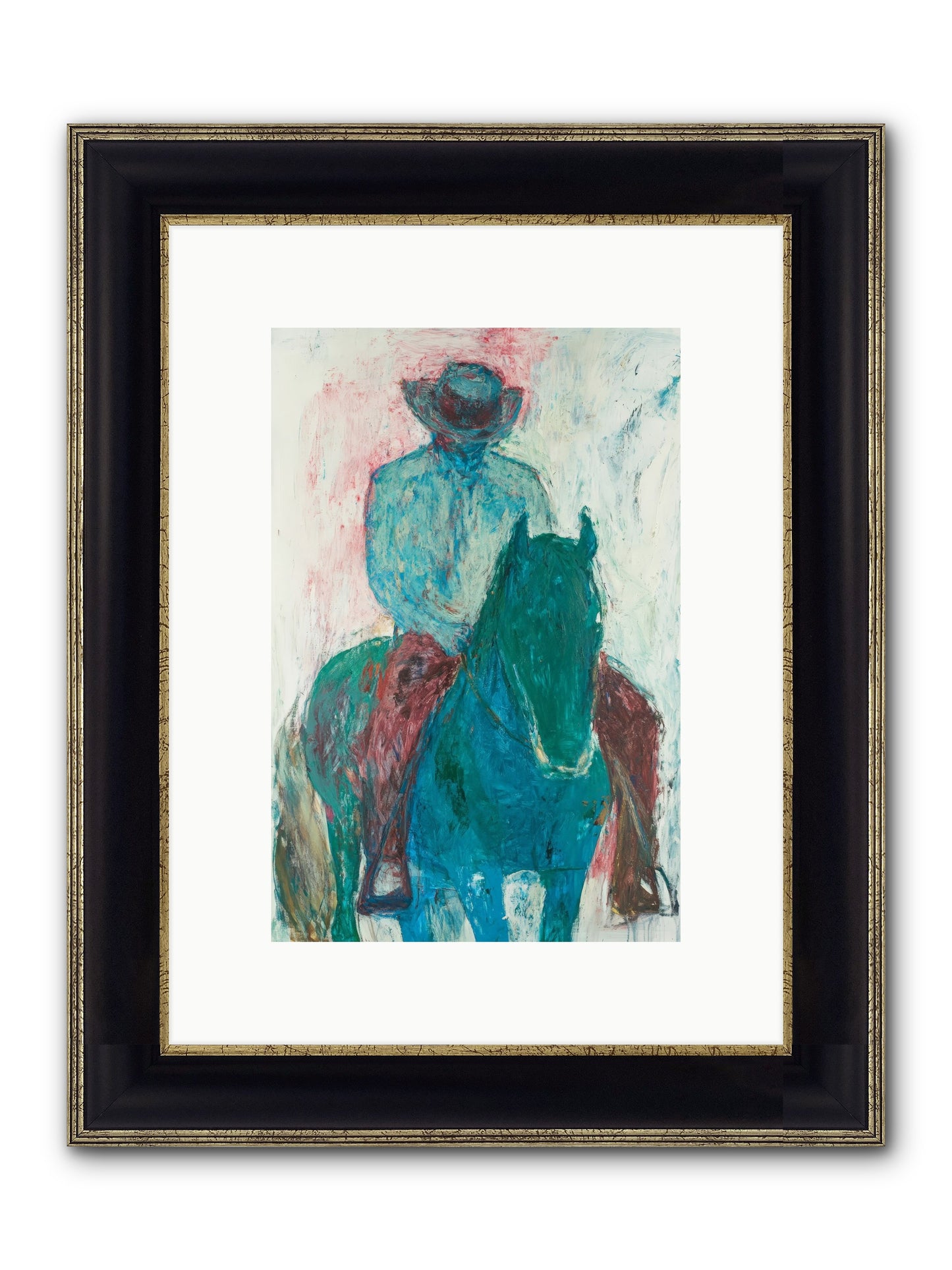 The Prairie Papers Framed Print - Black & Gold 8x12