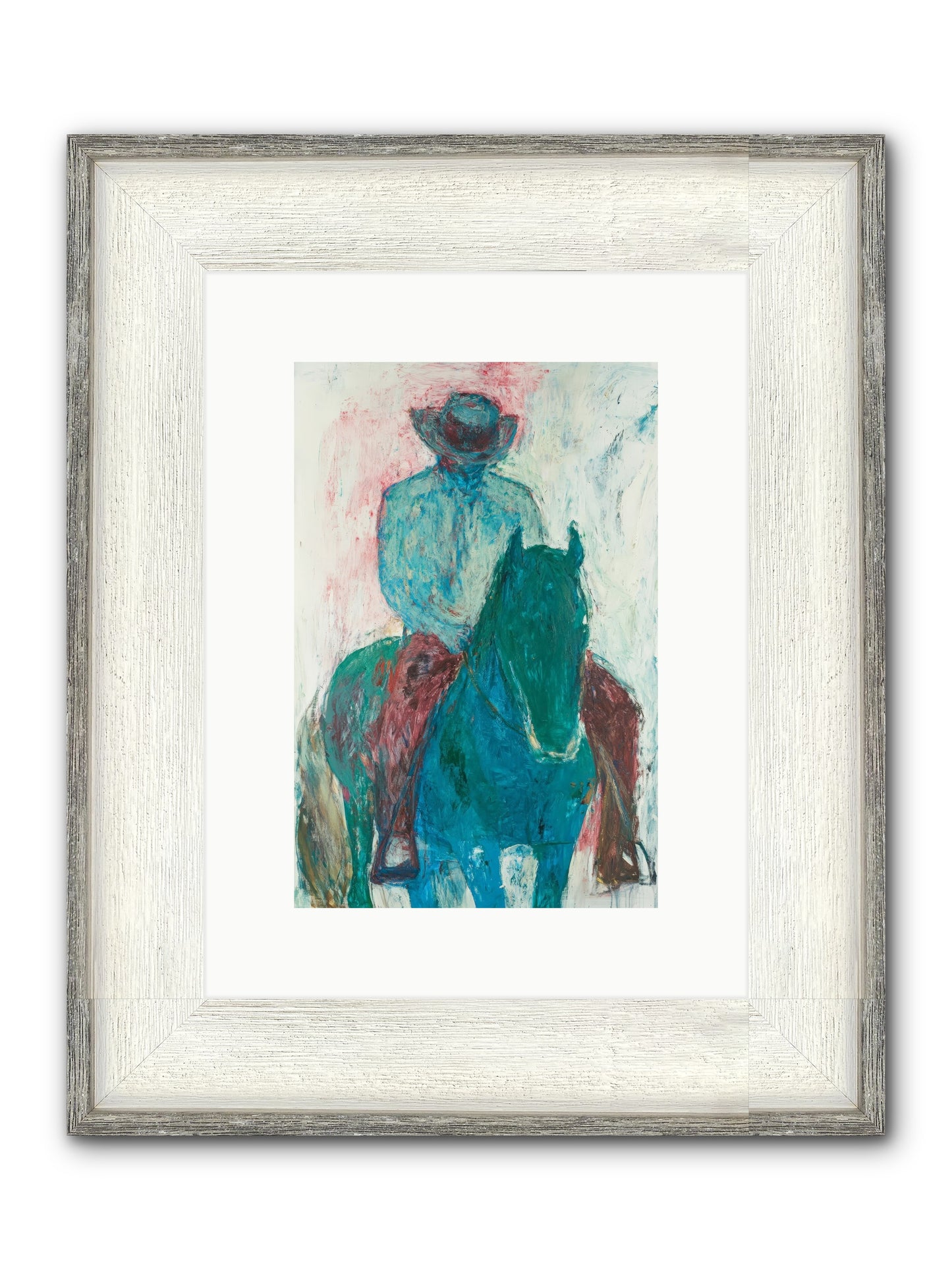 The Prairie Papers Framed Print - Driftwood White 8x12