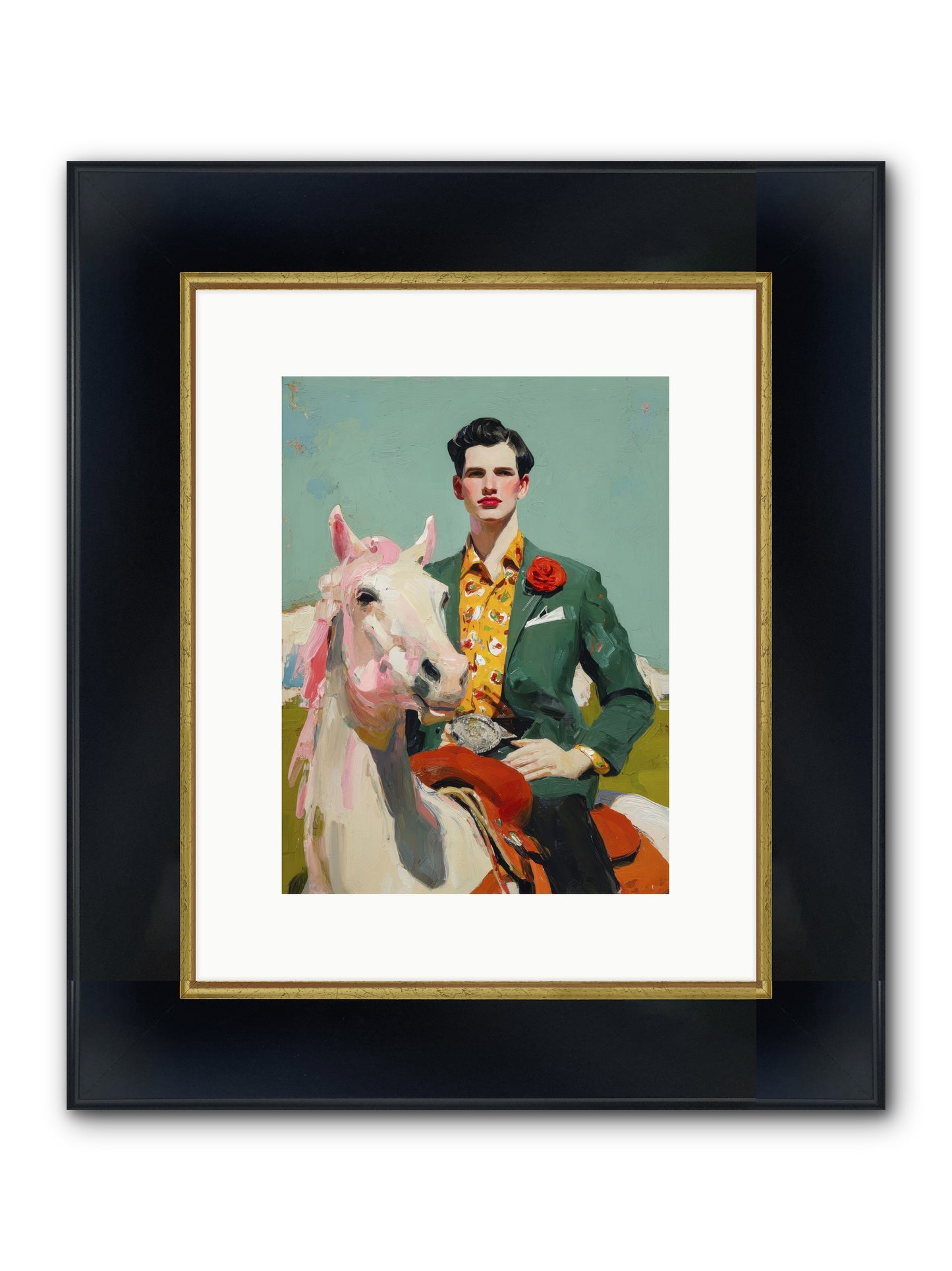 The Promise Of Elsewhere Framed Print - Wide Black w/Gold 9x12