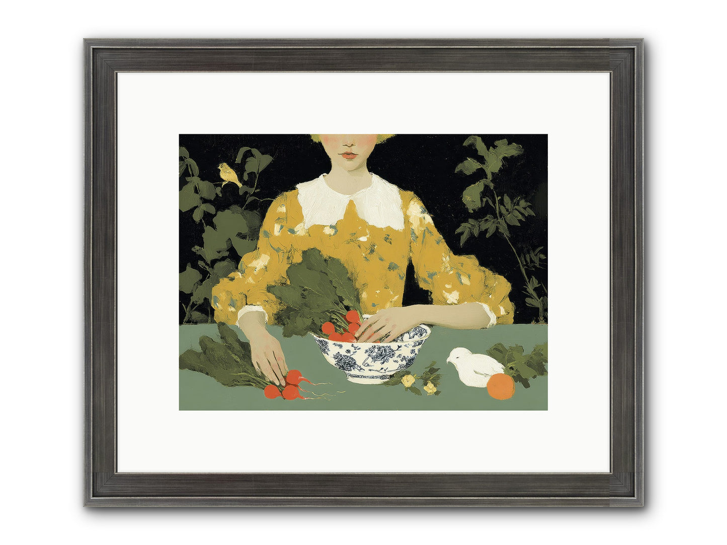 The Quiet Before Framed Print - Slimwoods Black/Silver 12x9