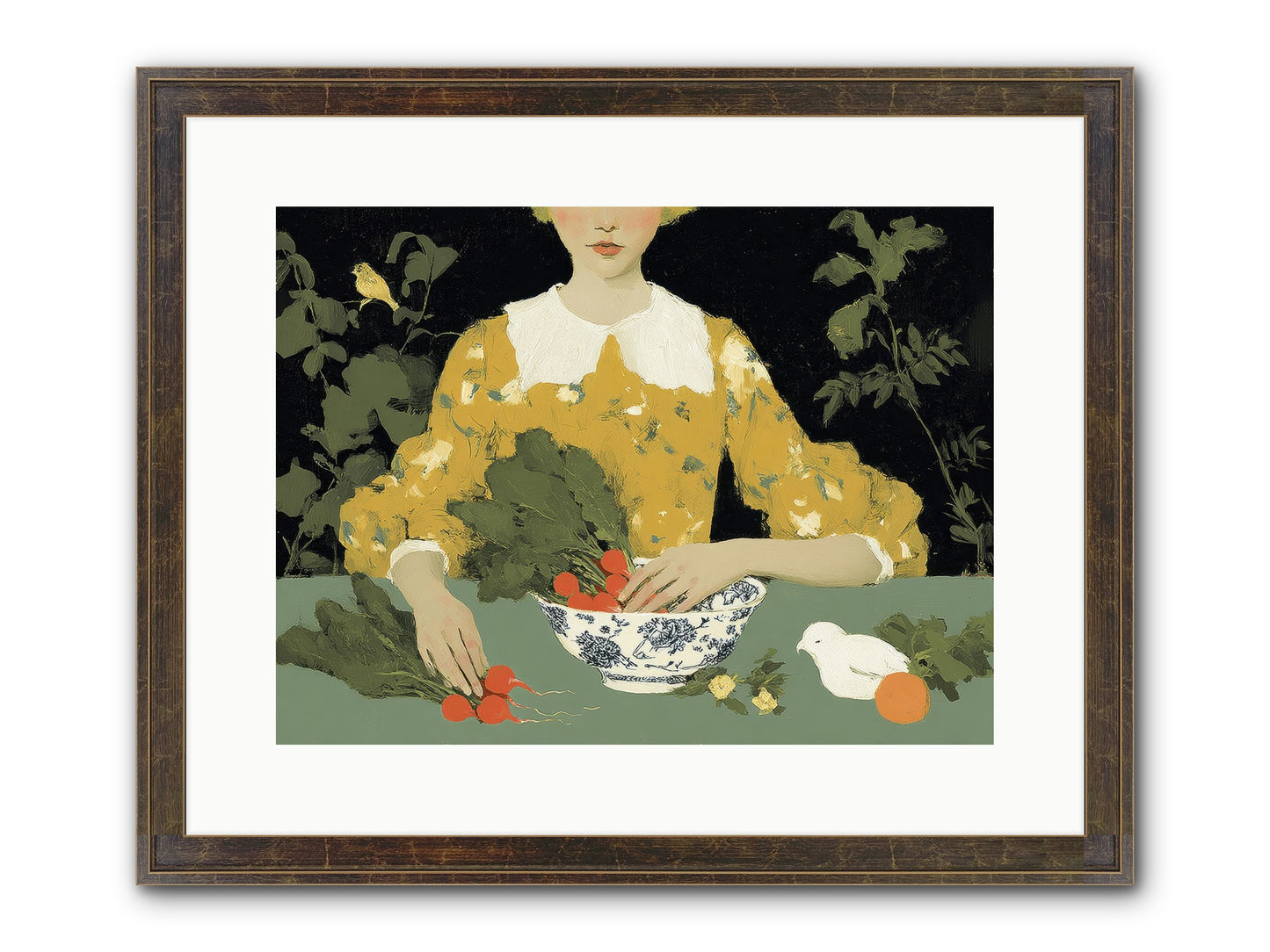 The Quiet Before Framed Print - Slimwoods Black/Gold 16x12