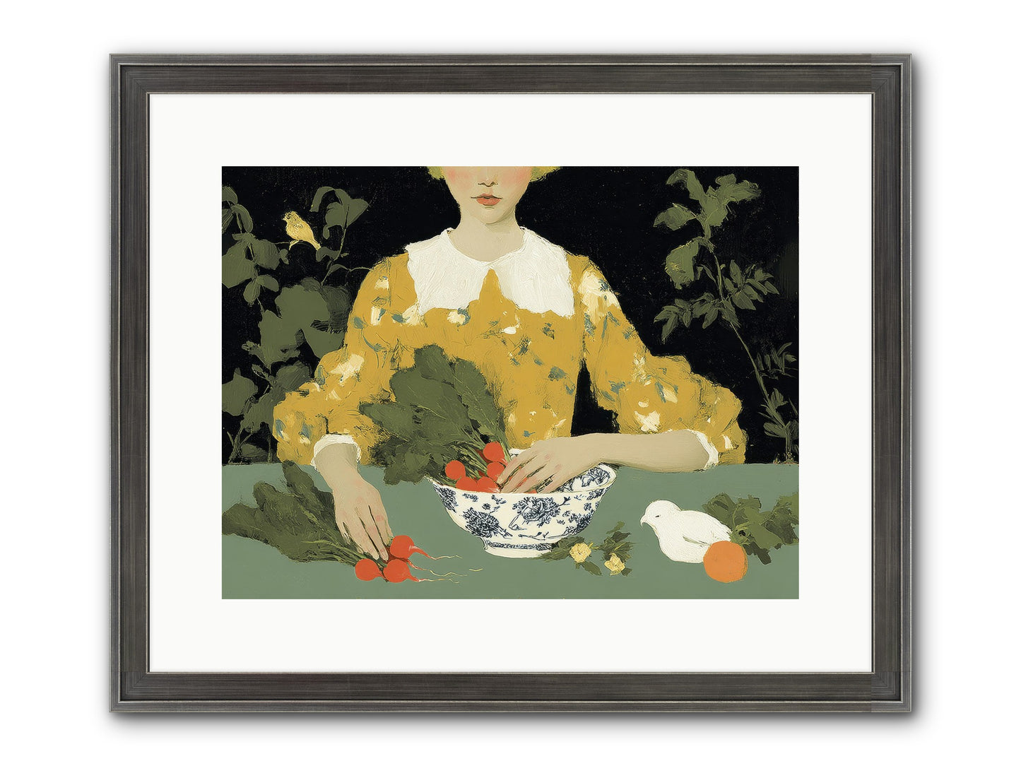 The Quiet Before Framed Print - Slimwoods Black/Silver 16x12