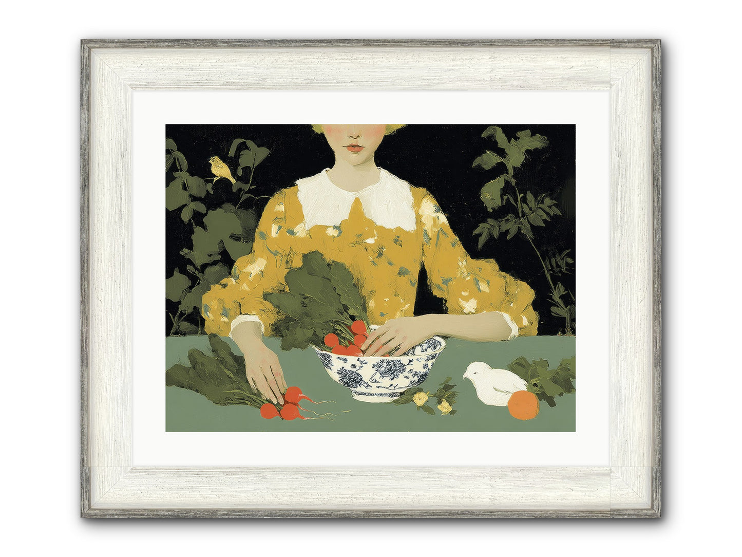 The Quiet Before Framed Print - Driftwood White 24x18