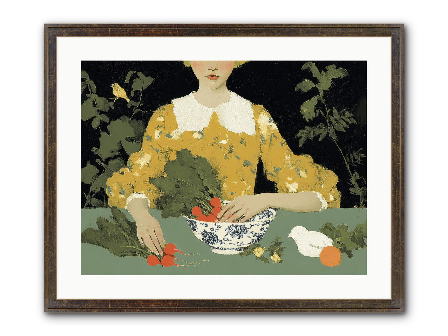 The Quiet Before Framed Print - Slimwoods Black/Gold 24x18