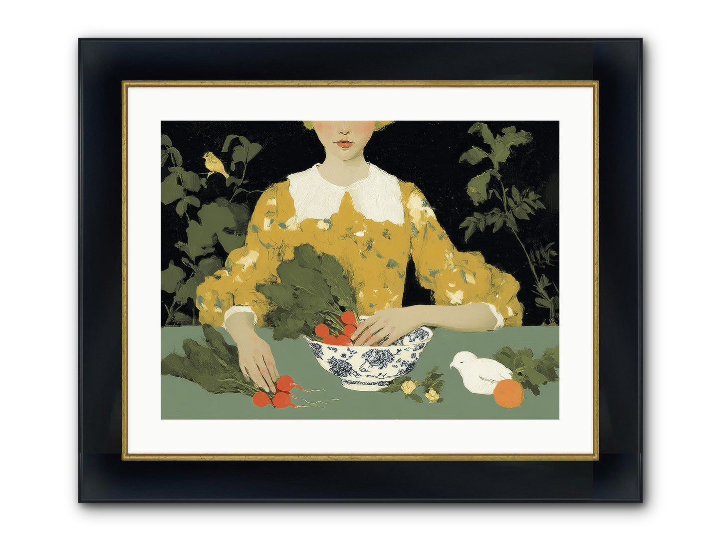 The Quiet Before Framed Print - Wide Black w/Gold 24x18