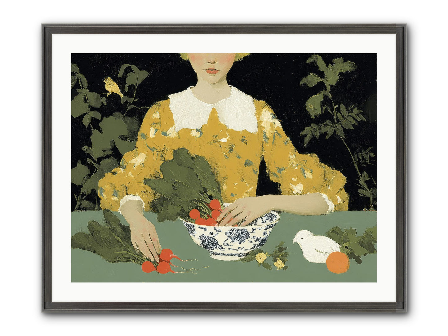 The Quiet Before Framed Print - Slimwoods Black/Silver 32x24