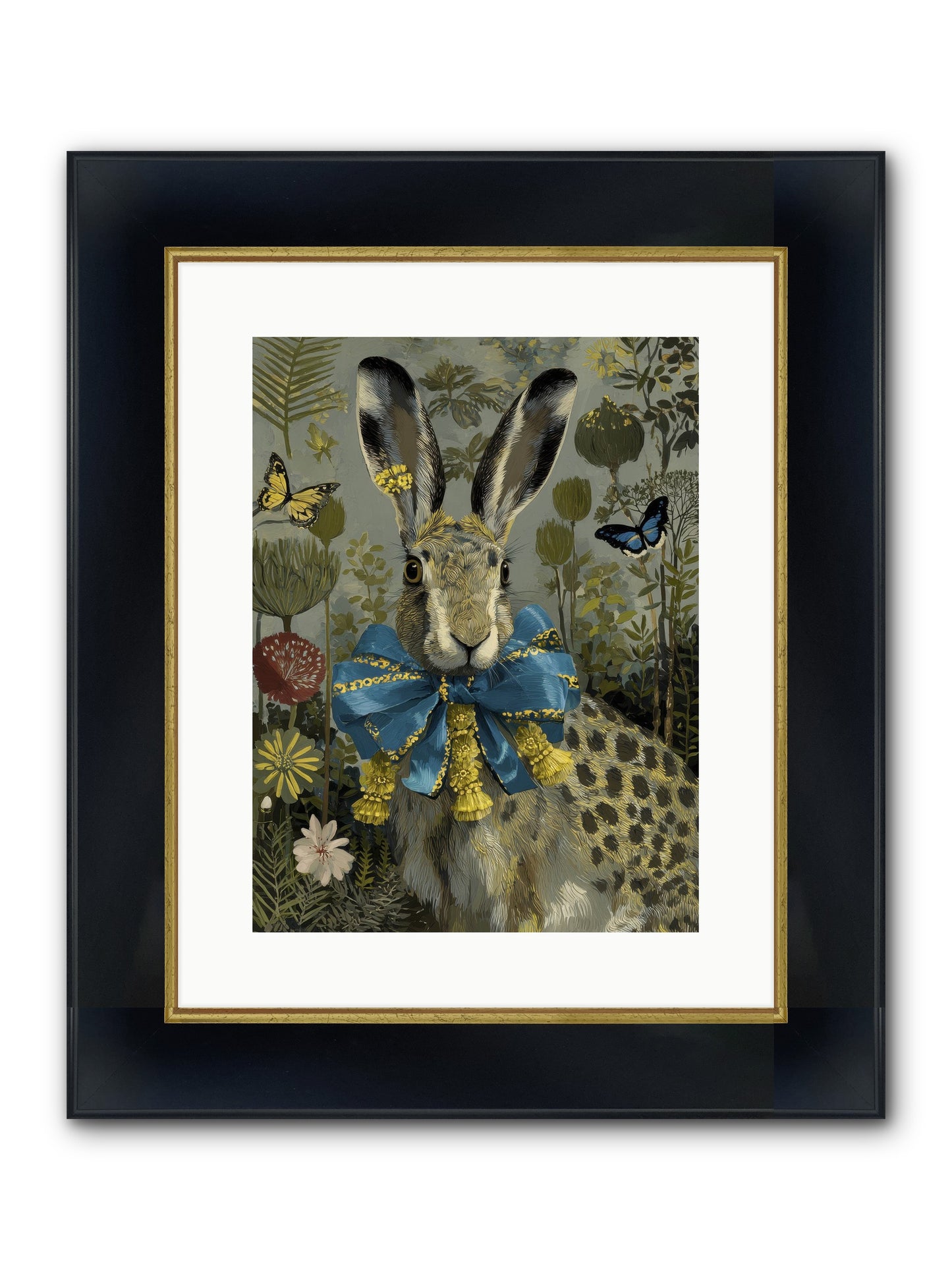 The Quiet Glimmer Framed Print - Wide Black w/Gold 12x16