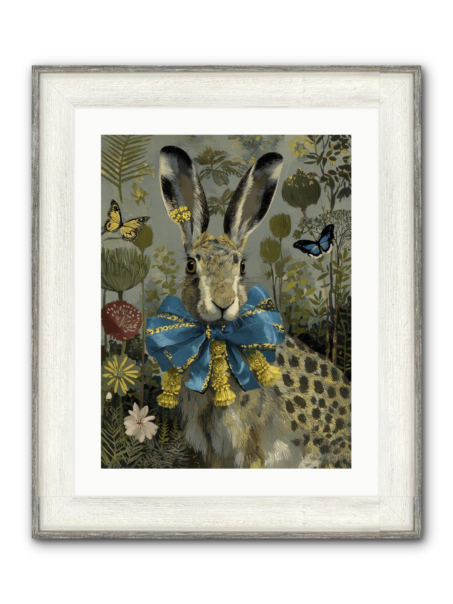The Quiet Glimmer Framed Print - Driftwood White 18x24