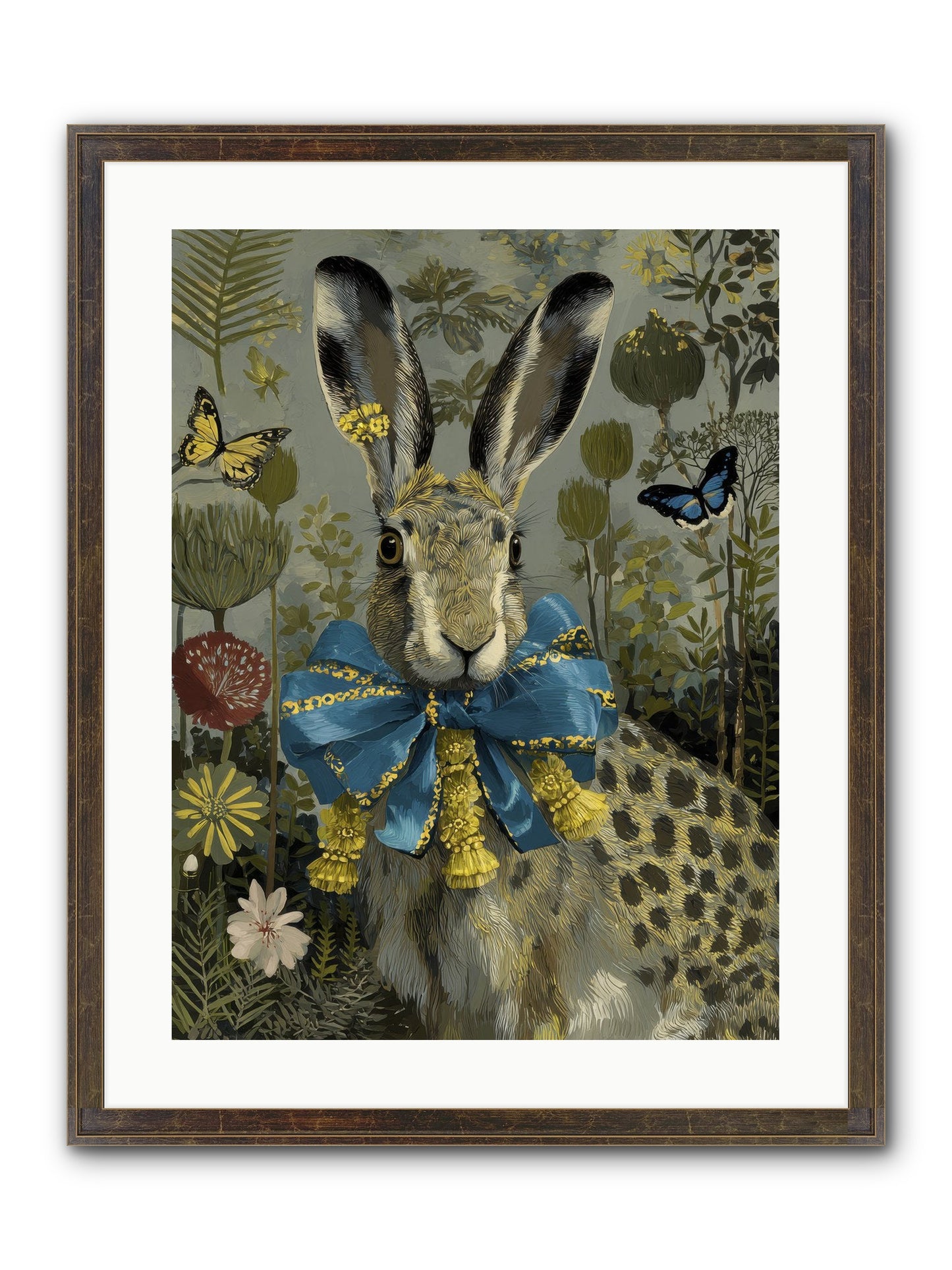 The Quiet Glimmer Framed Print - Slimwoods Black/Gold 18x24