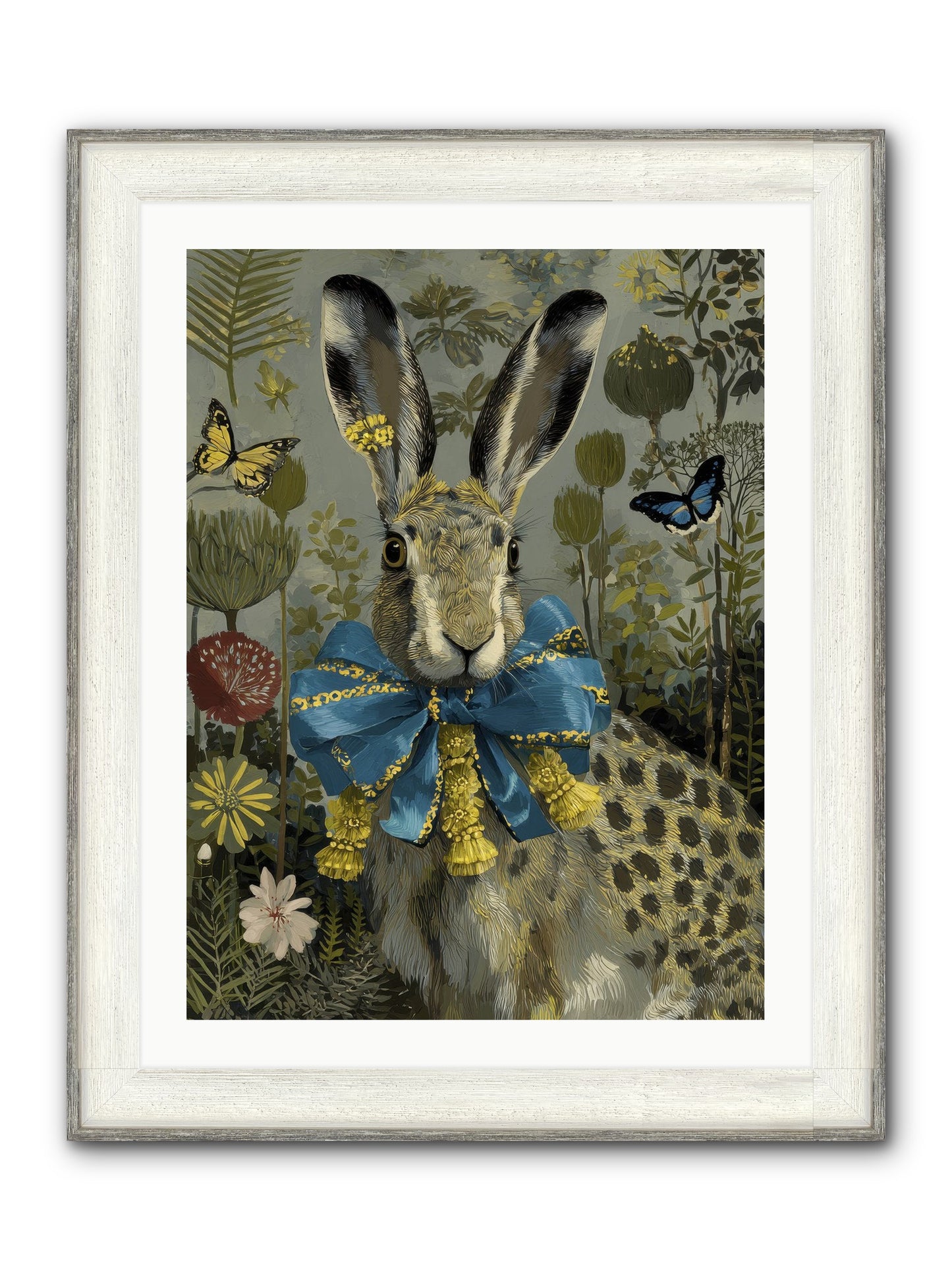 The Quiet Glimmer Framed Print - Driftwood White 24x32