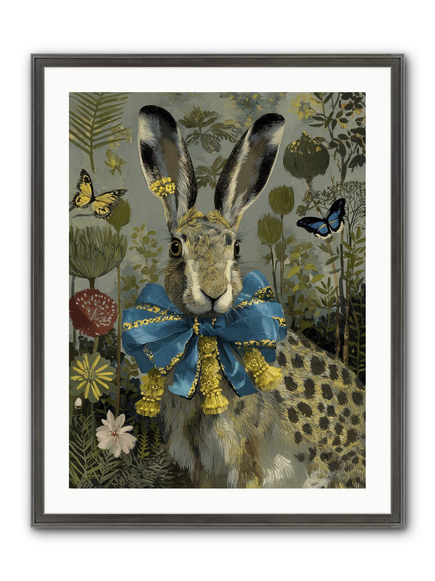The Quiet Glimmer Framed Print - Slimwoods Black/Silver 24x32
