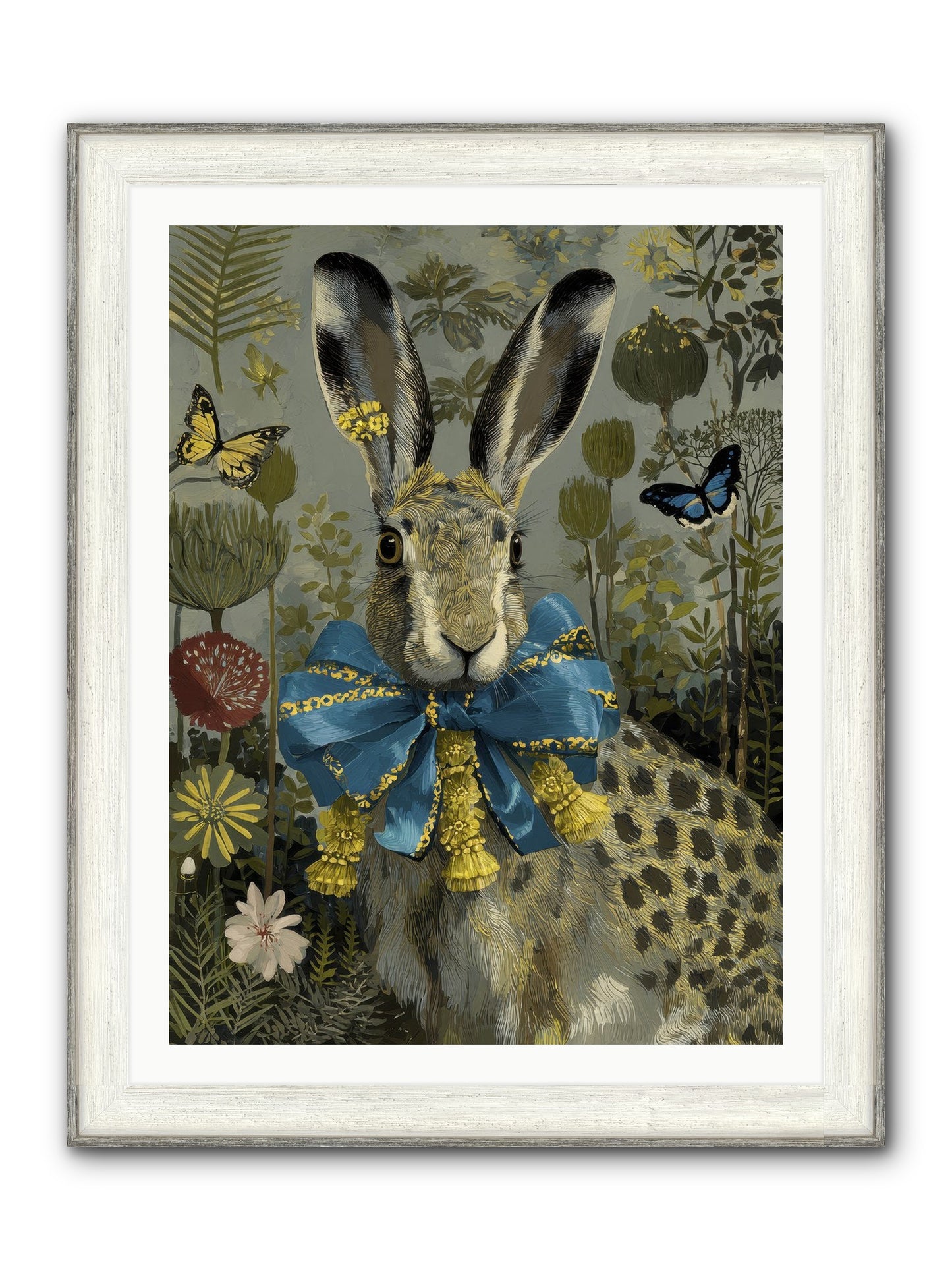 The Quiet Glimmer Framed Print - Driftwood White 30x40
