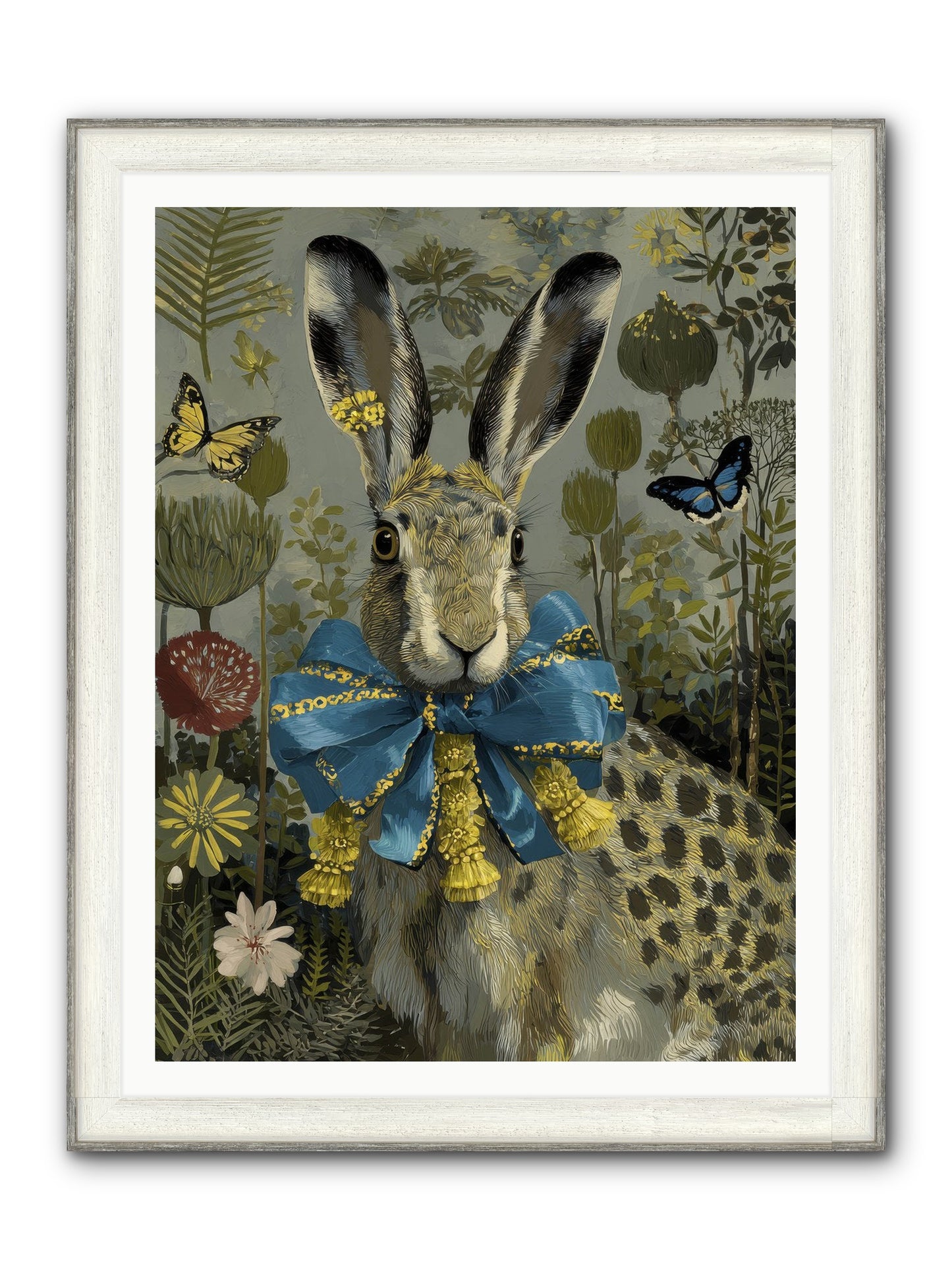 The Quiet Glimmer Framed Print - Driftwood White 36x48