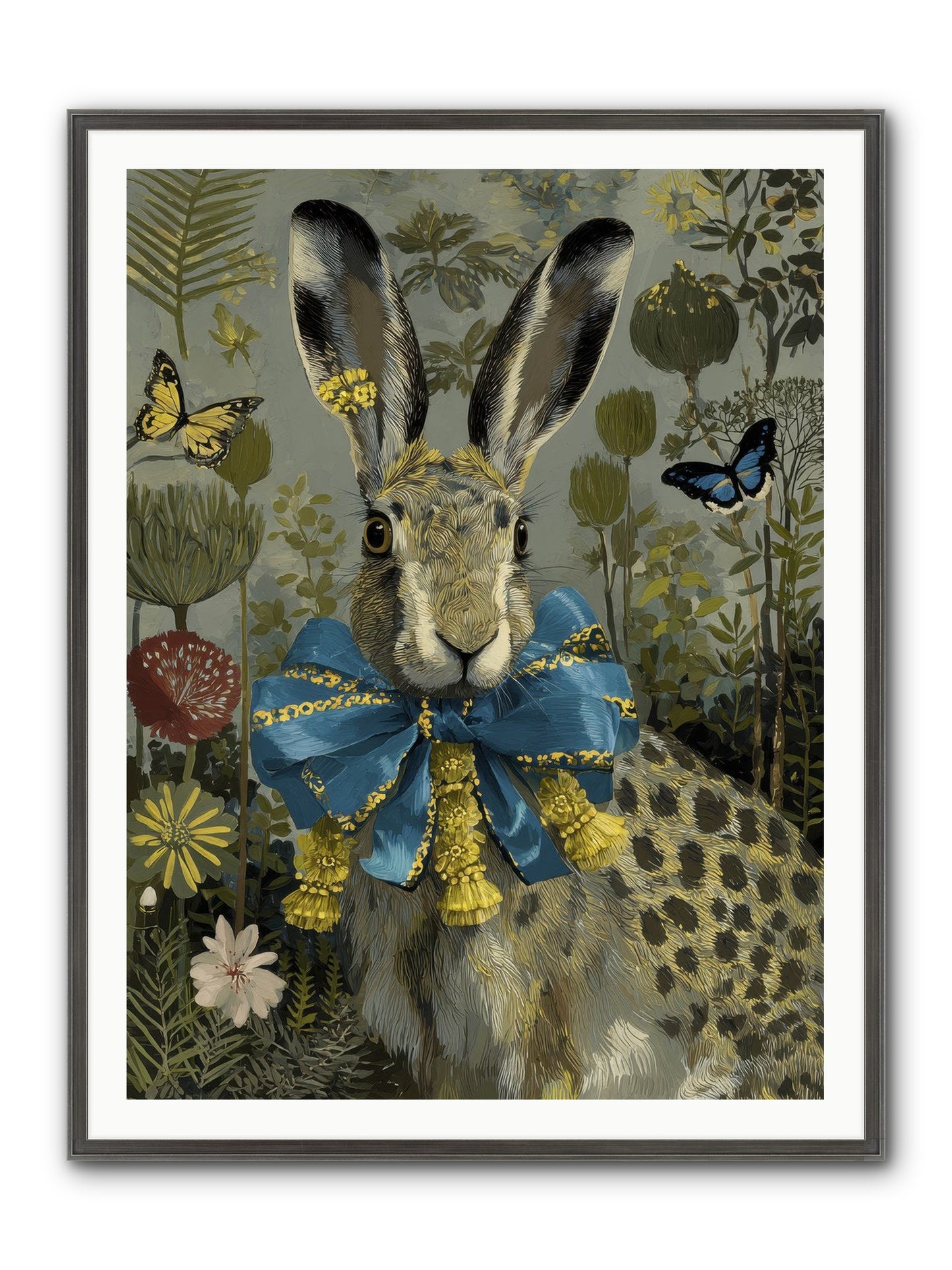 The Quiet Glimmer Framed Print - Slimwoods Black/Silver 36x48