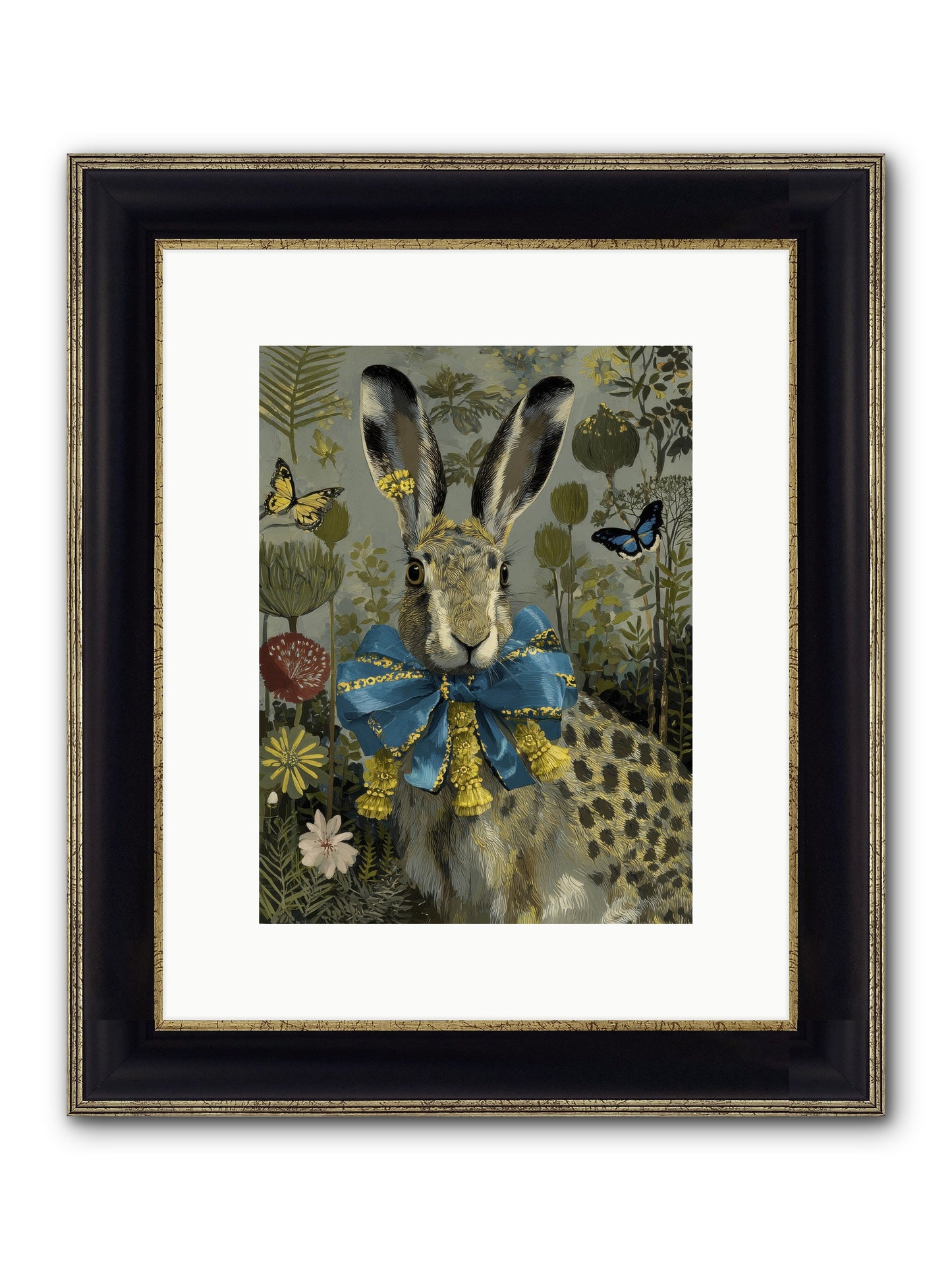 The Quiet Glimmer Framed Print - Black & Gold 9x12