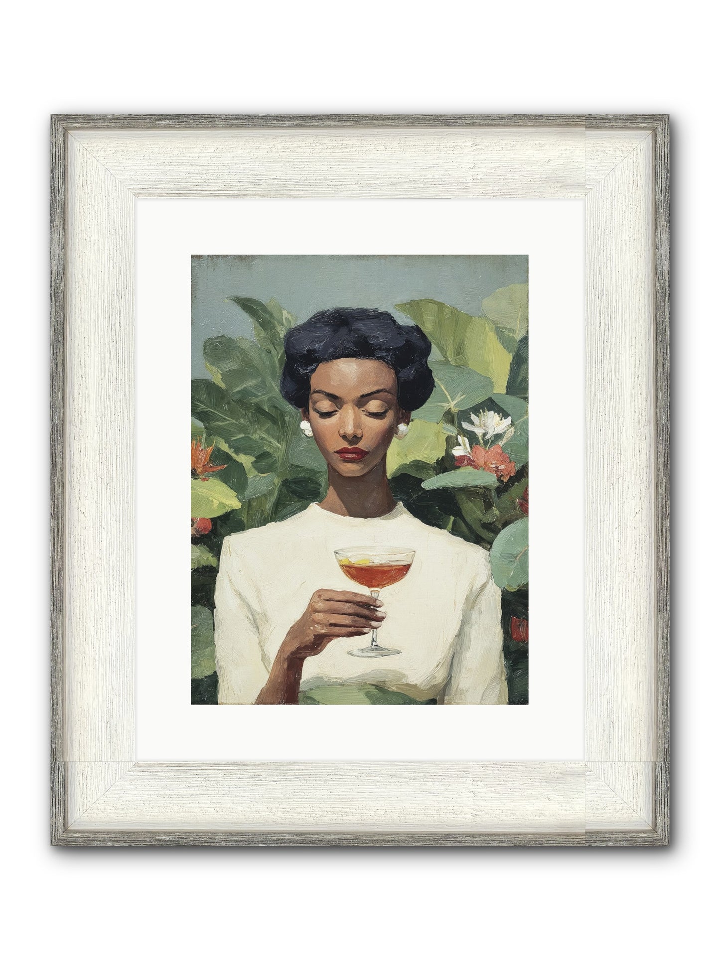 The Quiet Kind of Powerful Framed Print - Driftwood White 12x16