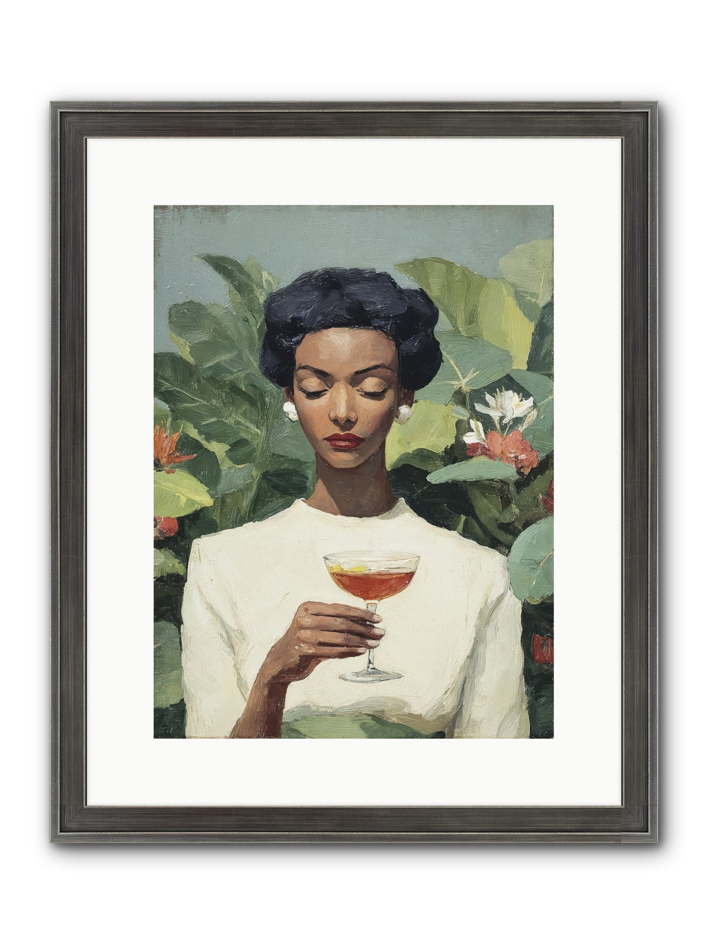 The Quiet Kind of Powerful Framed Print - Slimwoods Black/Silver 12x16