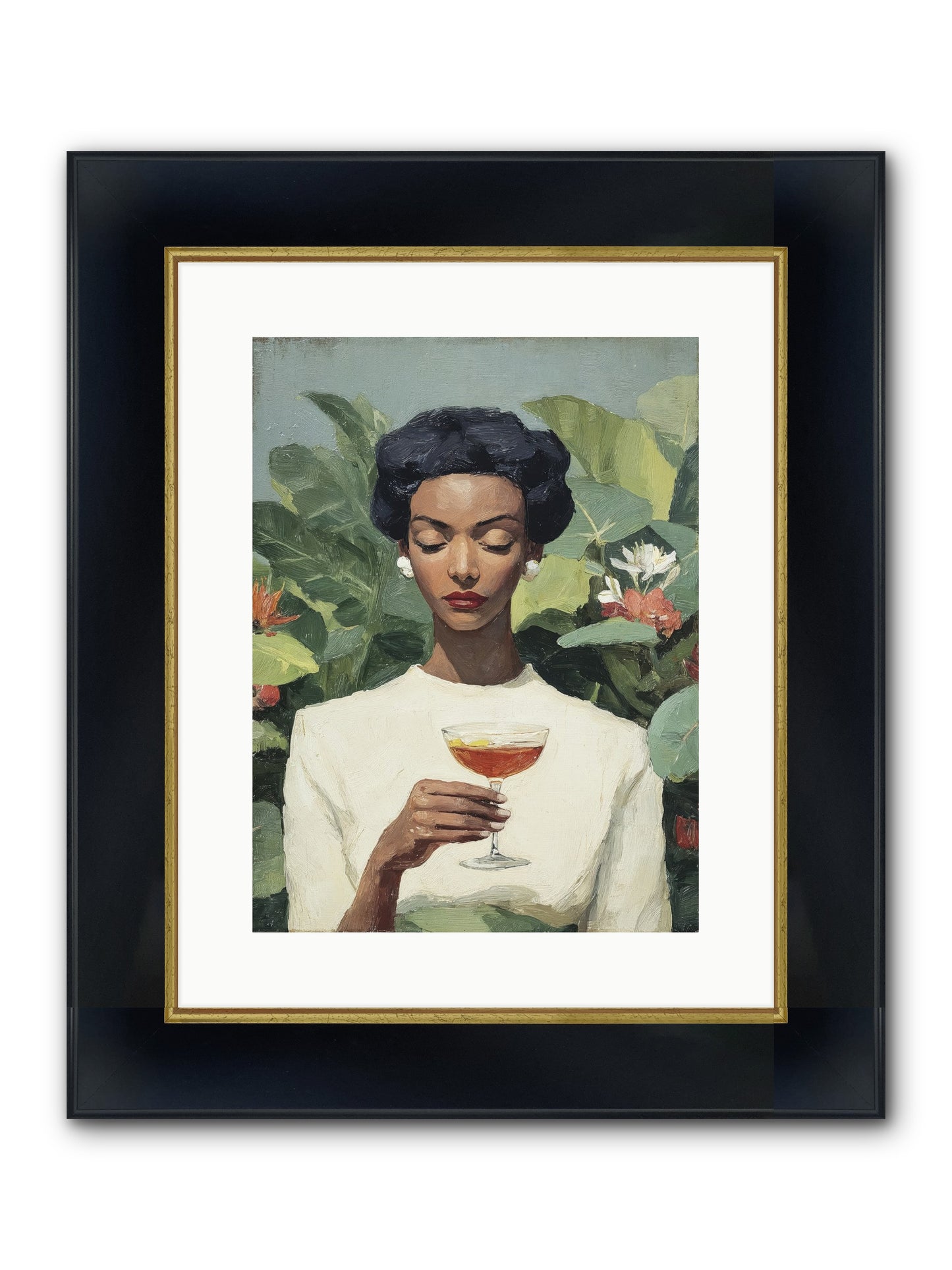 The Quiet Kind of Powerful Framed Print - Wide Black w/Gold 12x16