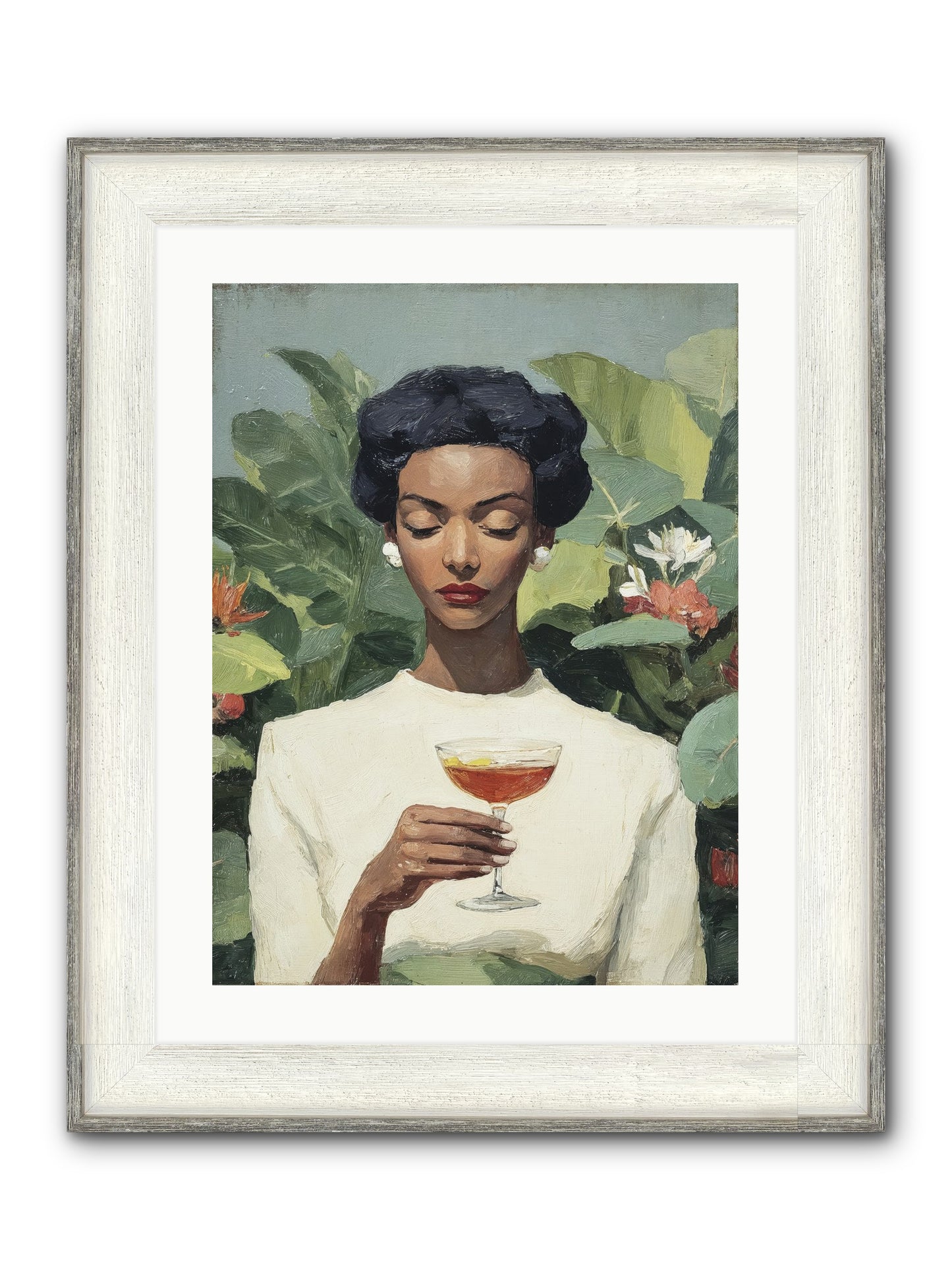 The Quiet Kind of Powerful Framed Print - Driftwood White 18x24