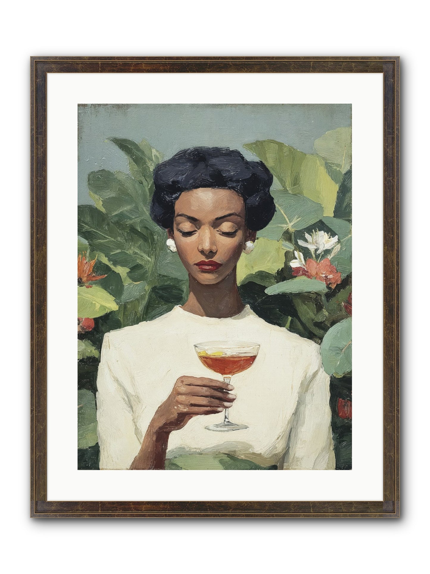 The Quiet Kind of Powerful Framed Print - Slimwoods Black/Gold 18x24
