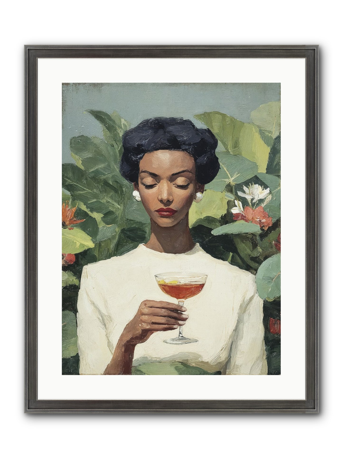 The Quiet Kind of Powerful Framed Print - Slimwoods Black/Silver 18x24