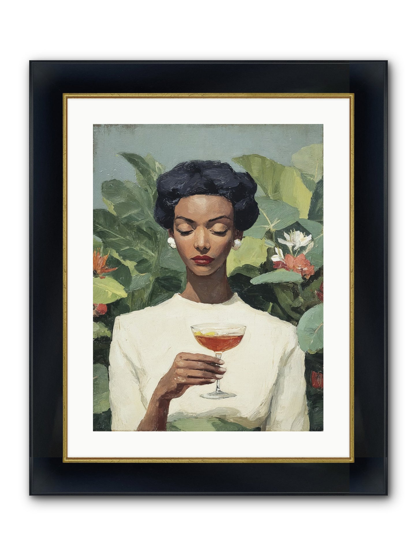 The Quiet Kind of Powerful Framed Print - Wide Black w/Gold 18x24