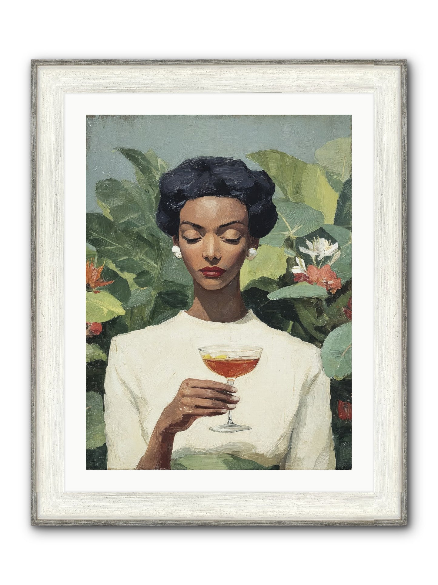The Quiet Kind of Powerful Framed Print - Driftwood White 24x32