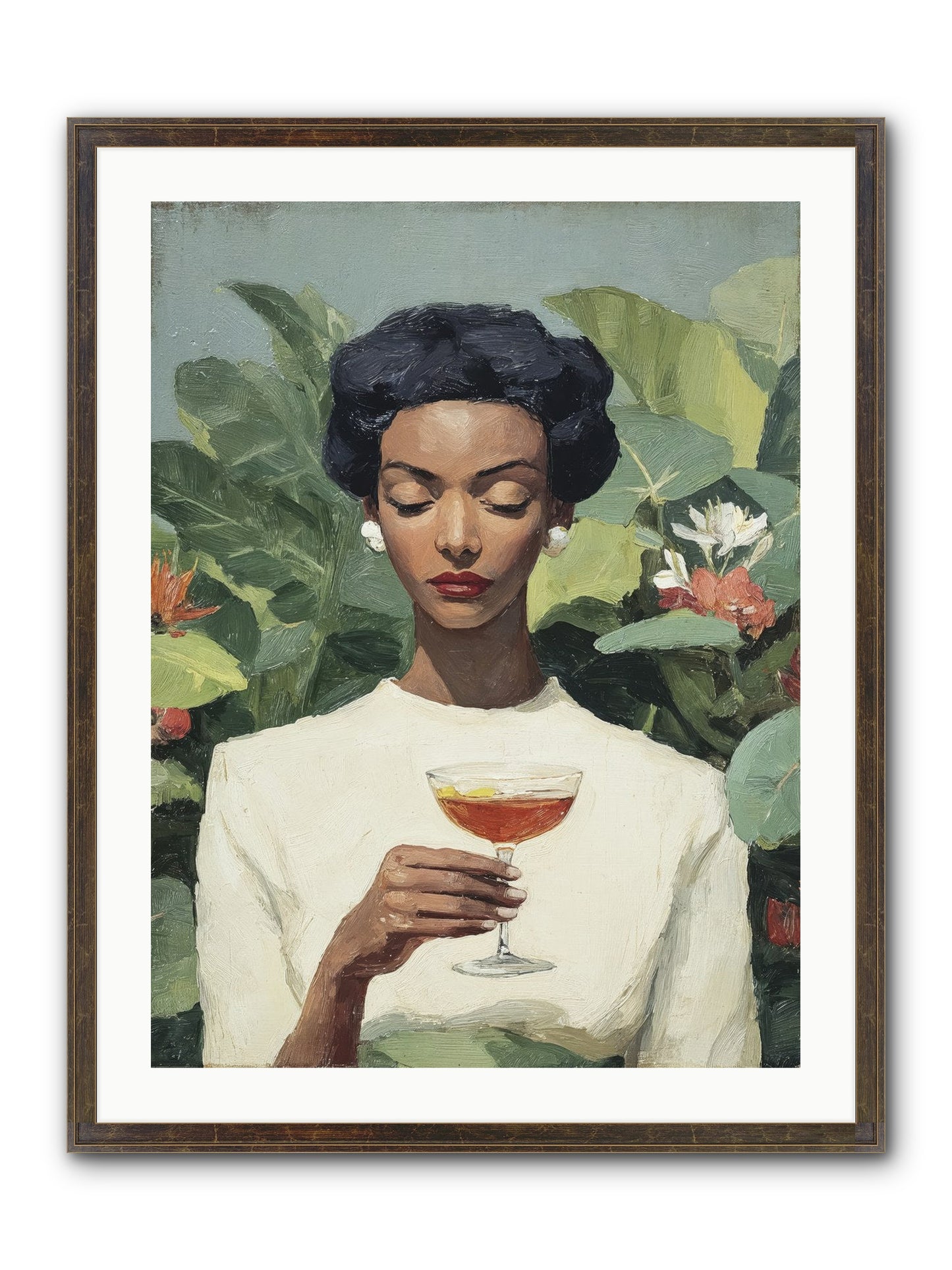 The Quiet Kind of Powerful Framed Print - Slimwoods Black/Gold 24x32