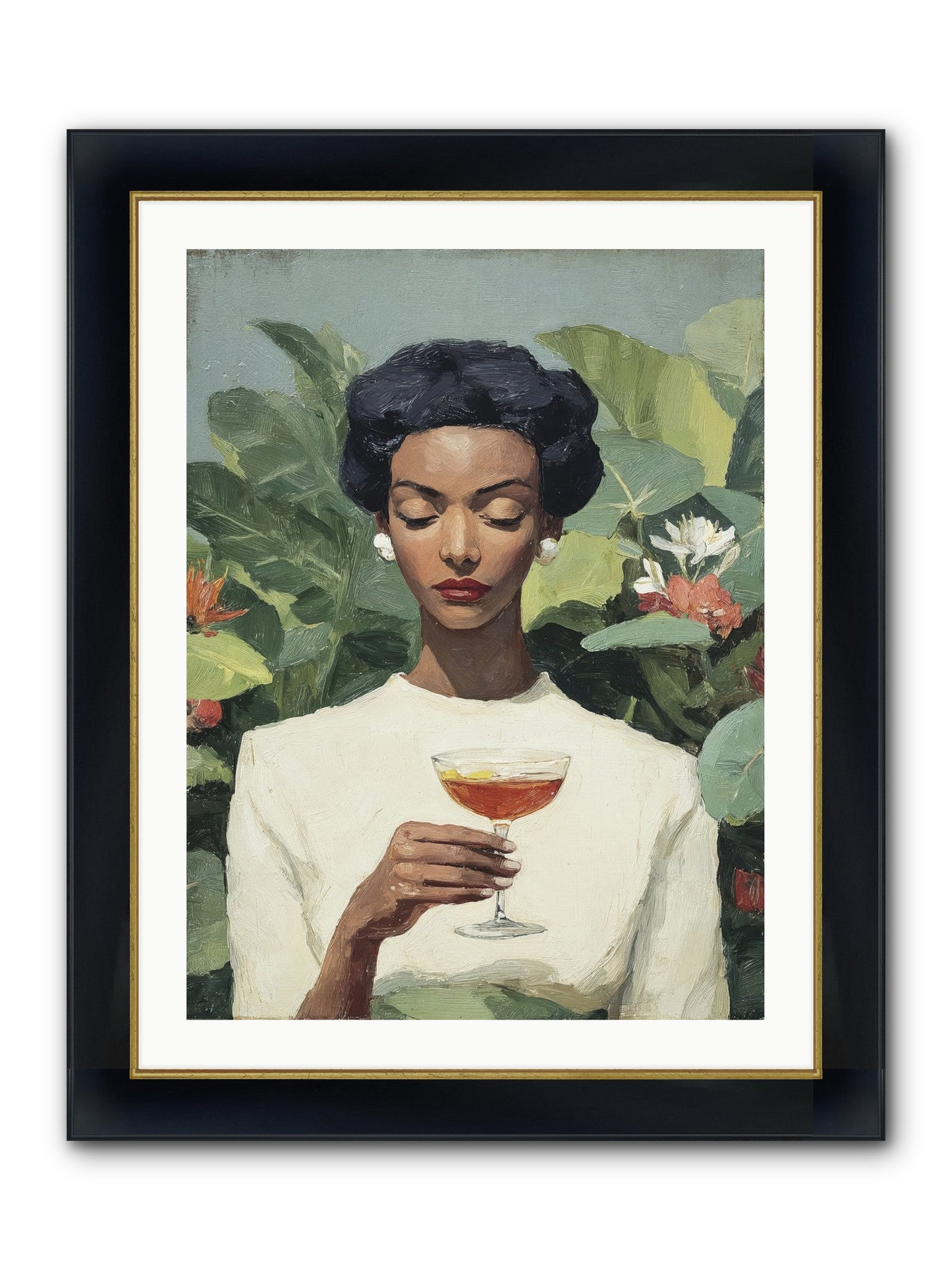The Quiet Kind of Powerful Framed Print - Wide Black w/Gold 24x32
